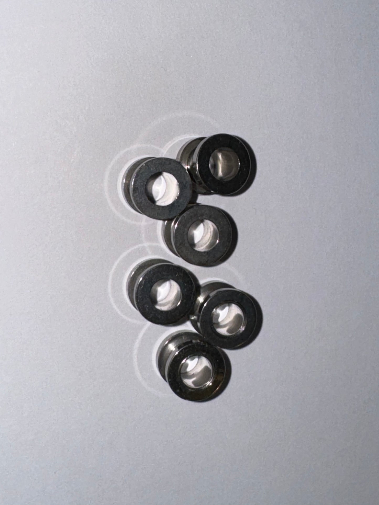 0 Gauge Surgical Steel Plugs