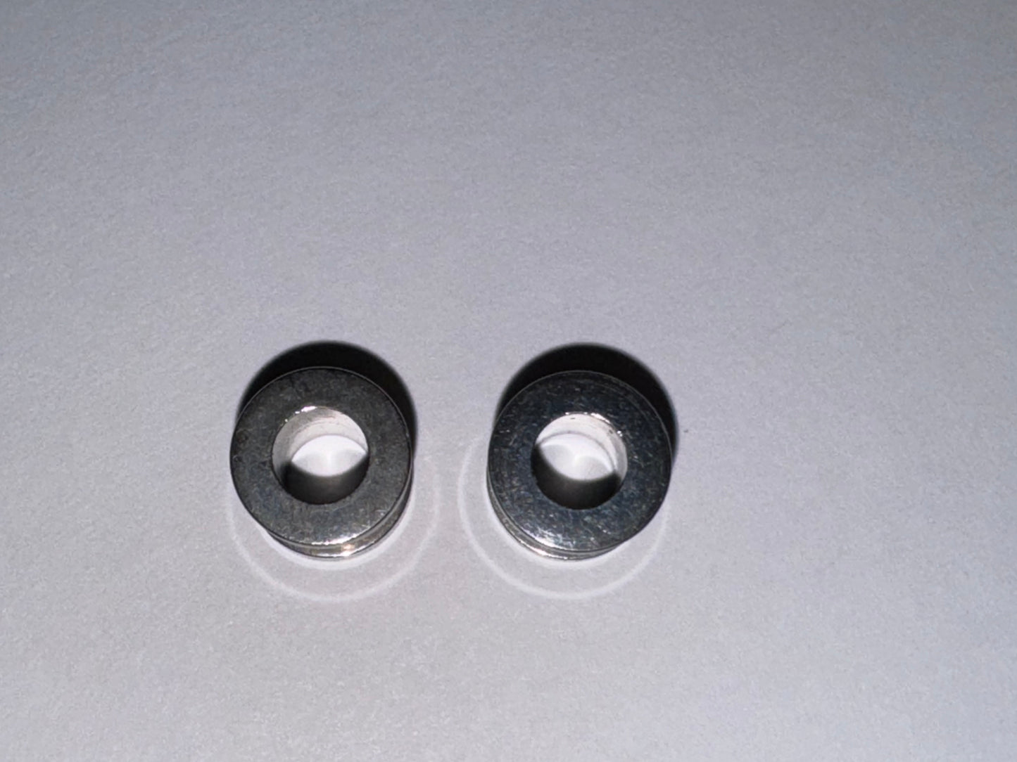 0 Gauge Surgical Steel Plugs