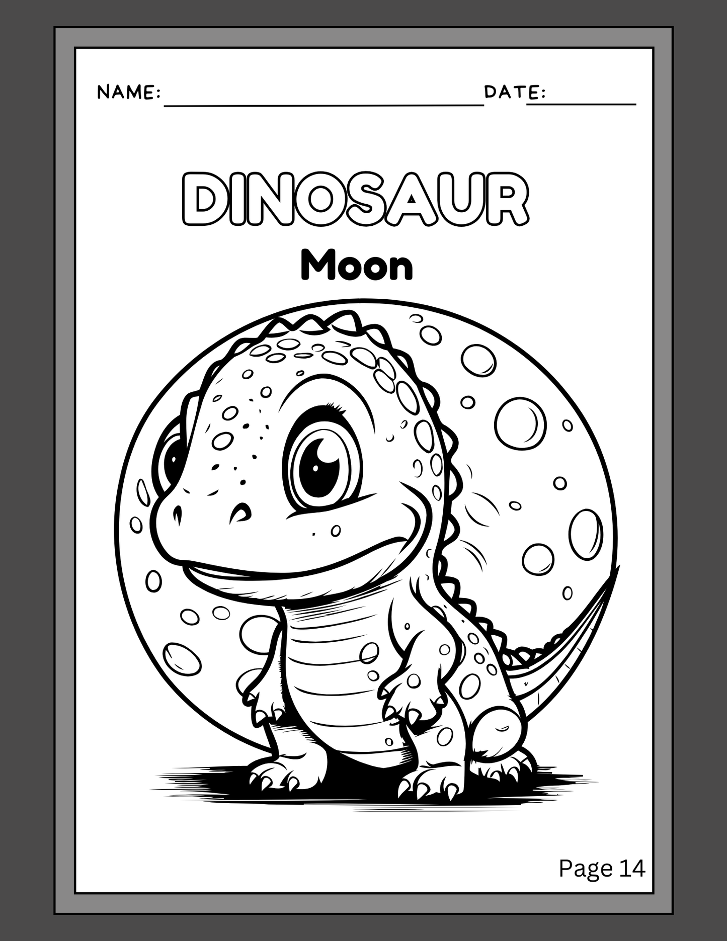 Color a Dino Coloring and Activity book