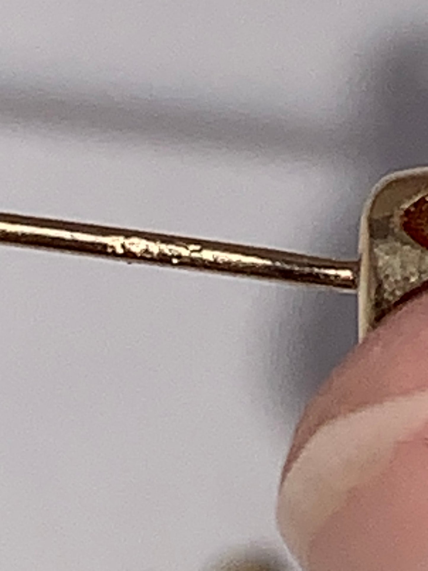 14Kt Gold 5mm Round Natural Ruby Post Earrings