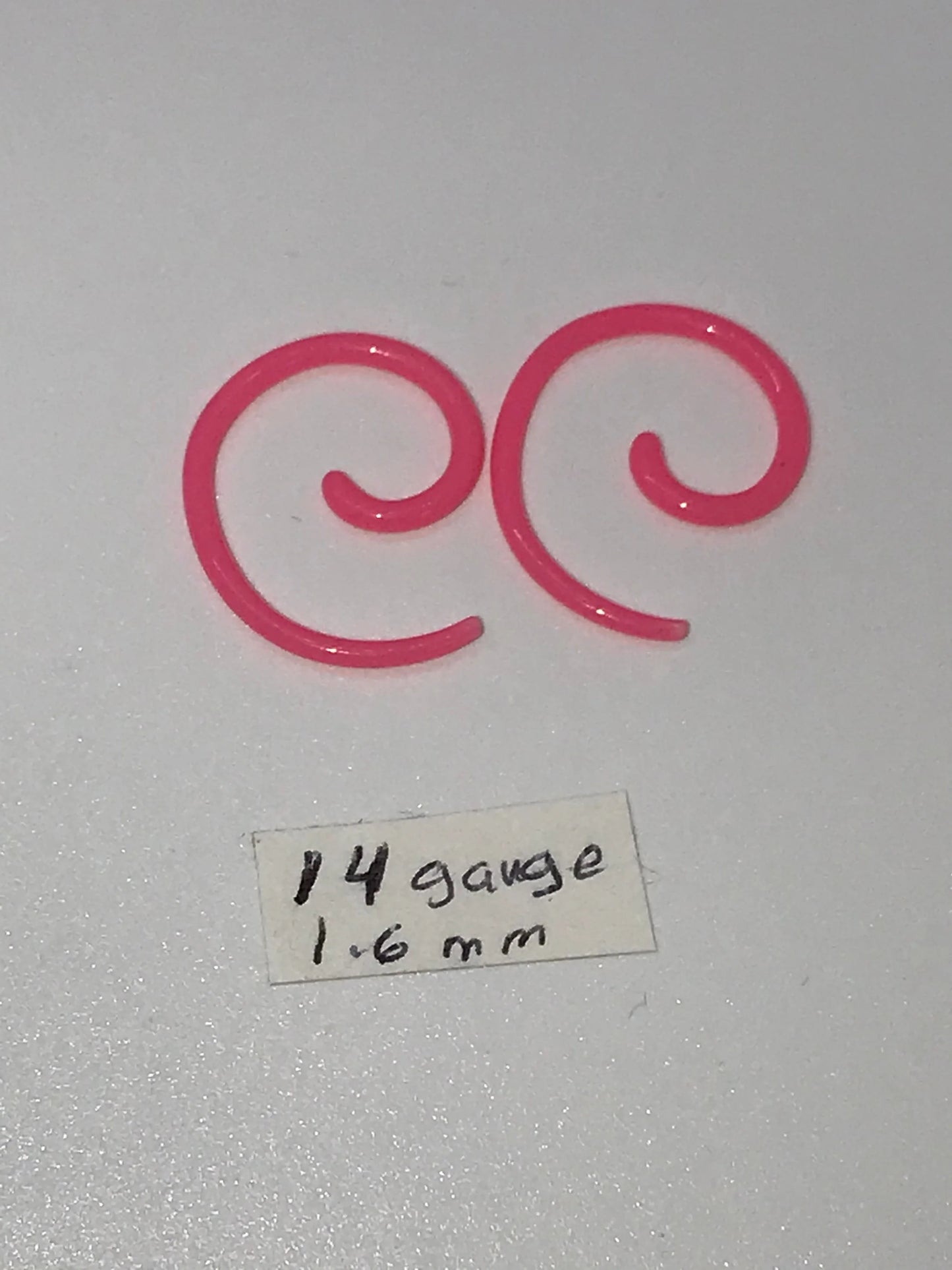 14 Gauge Uv Acrylic Curls