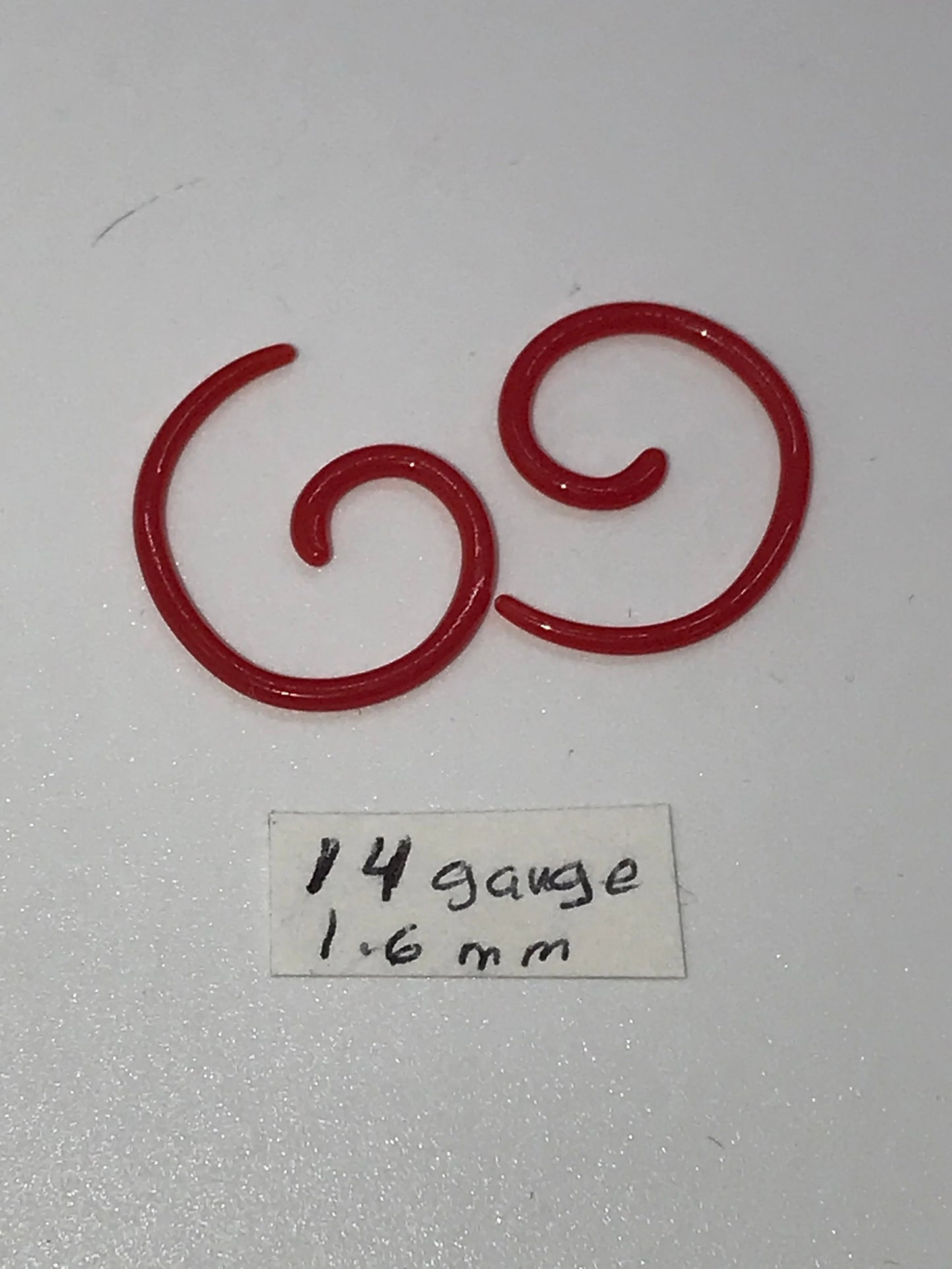 14 Gauge Uv Acrylic Curls