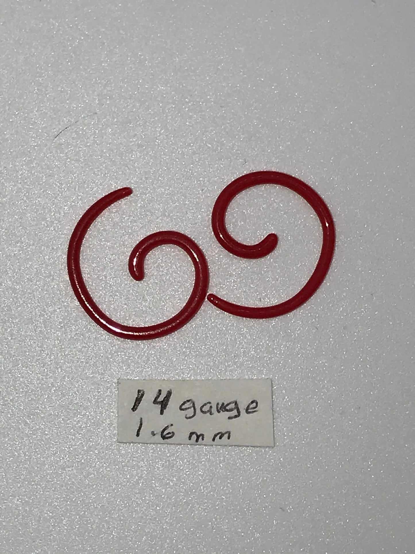14 Gauge Uv Acrylic Curls