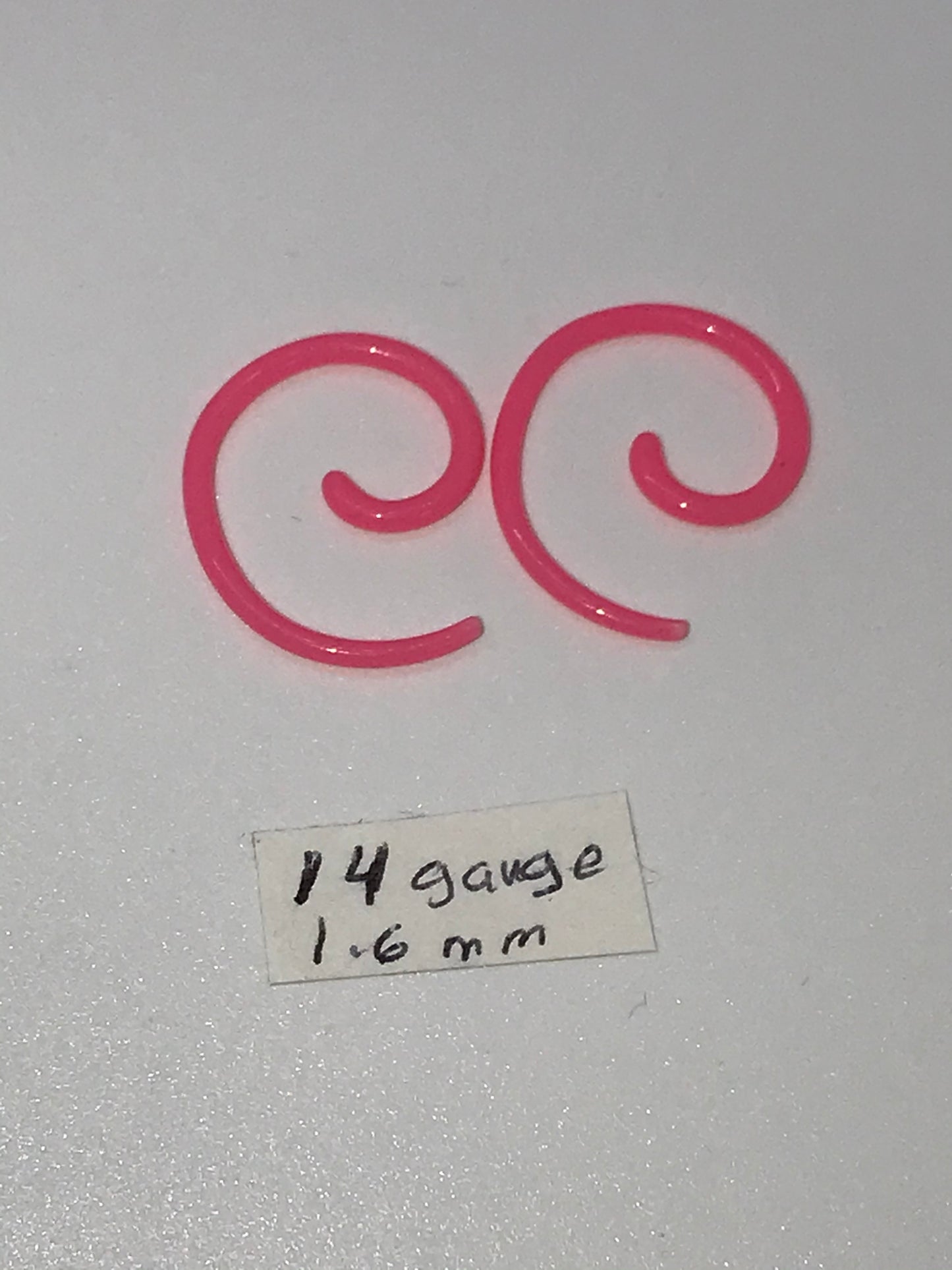 14 Gauge Uv Acrylic Curls