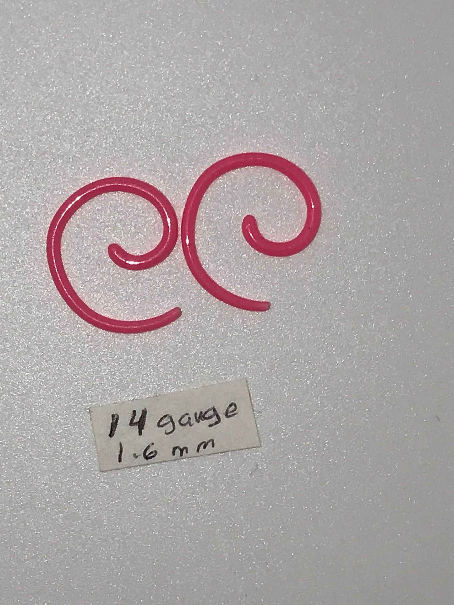 14 Gauge Uv Acrylic Curls