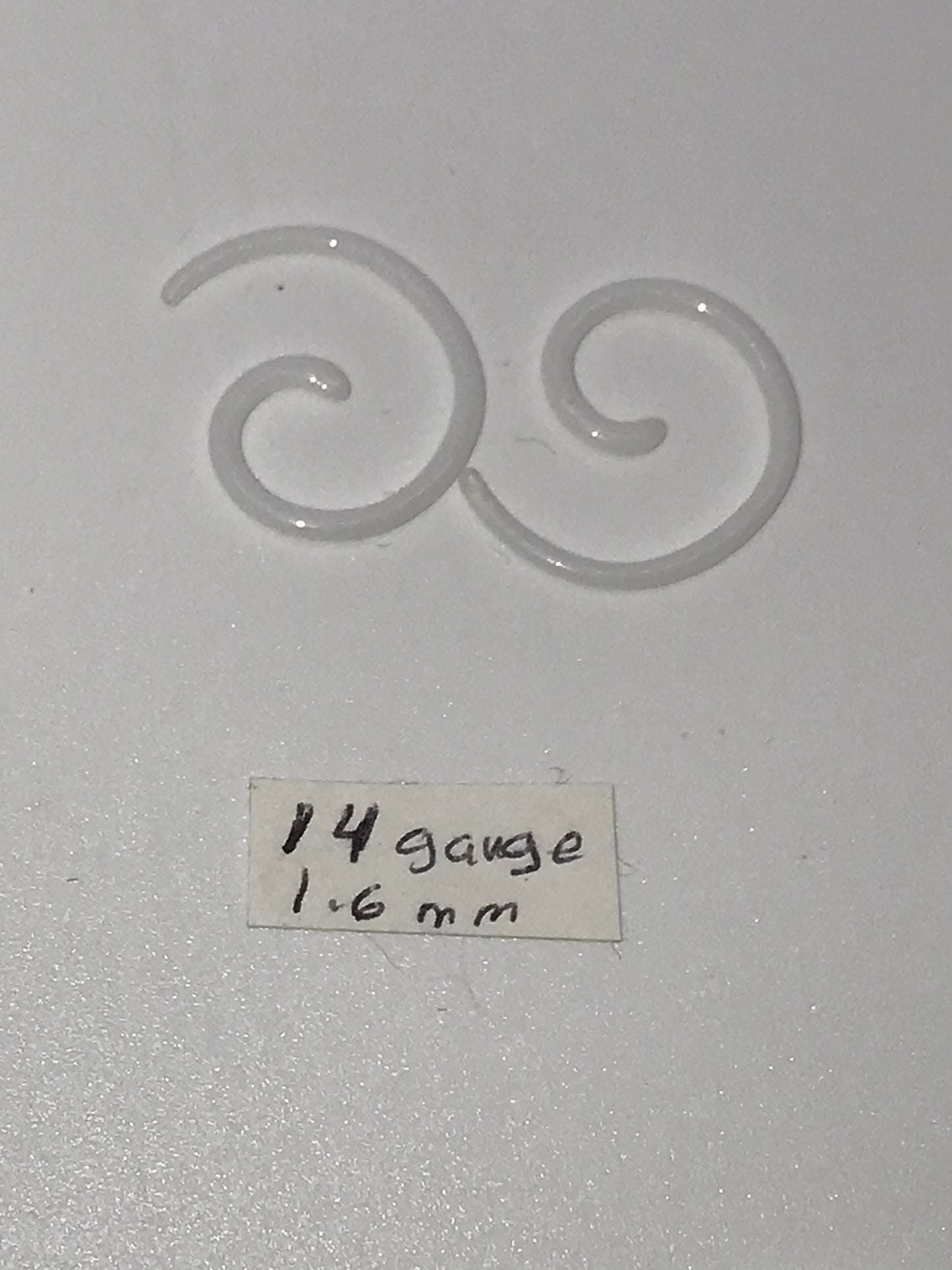 14 Gauge Uv Acrylic Curls
