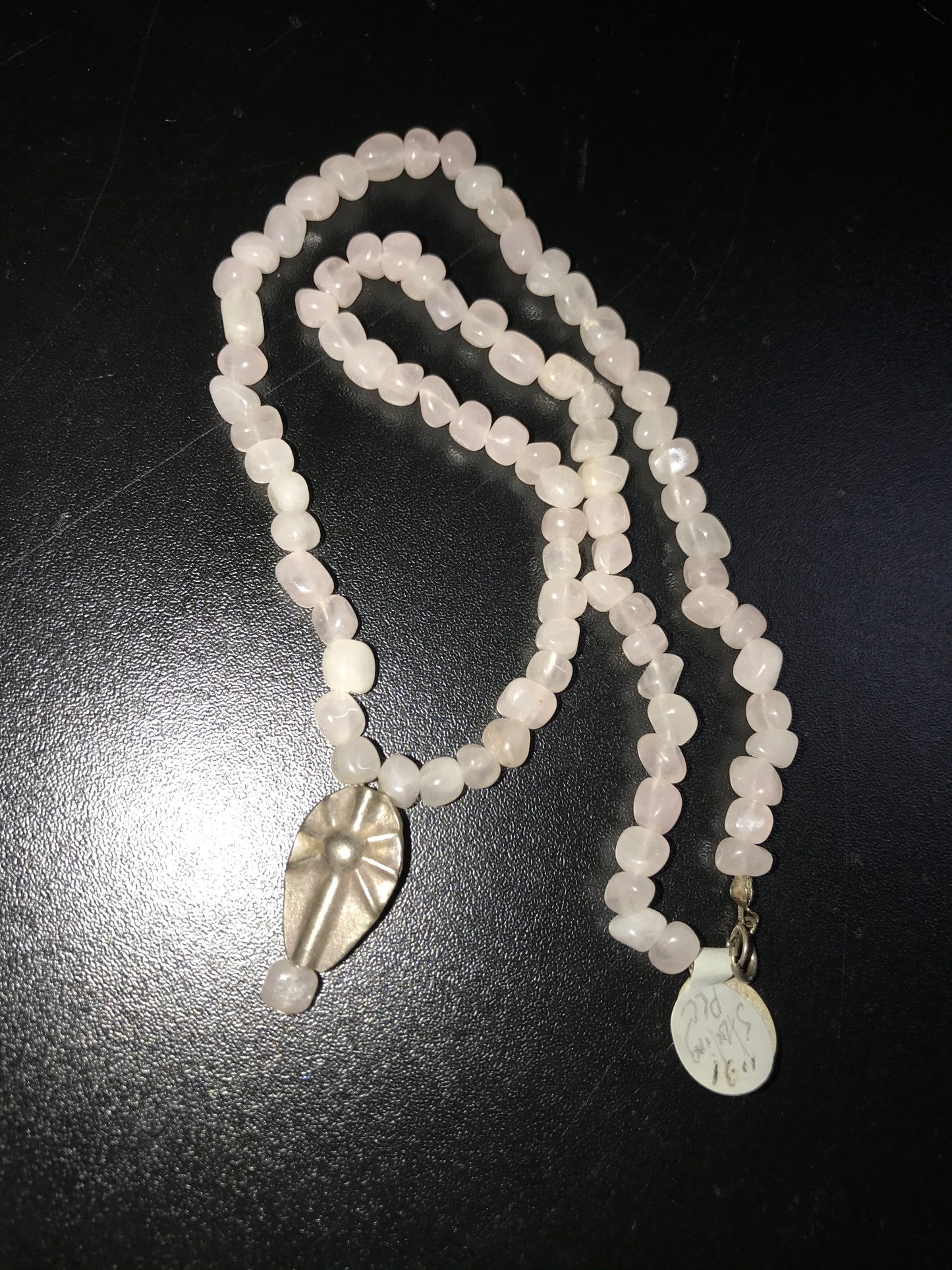 16 1/2" Rose Quartz Necklace