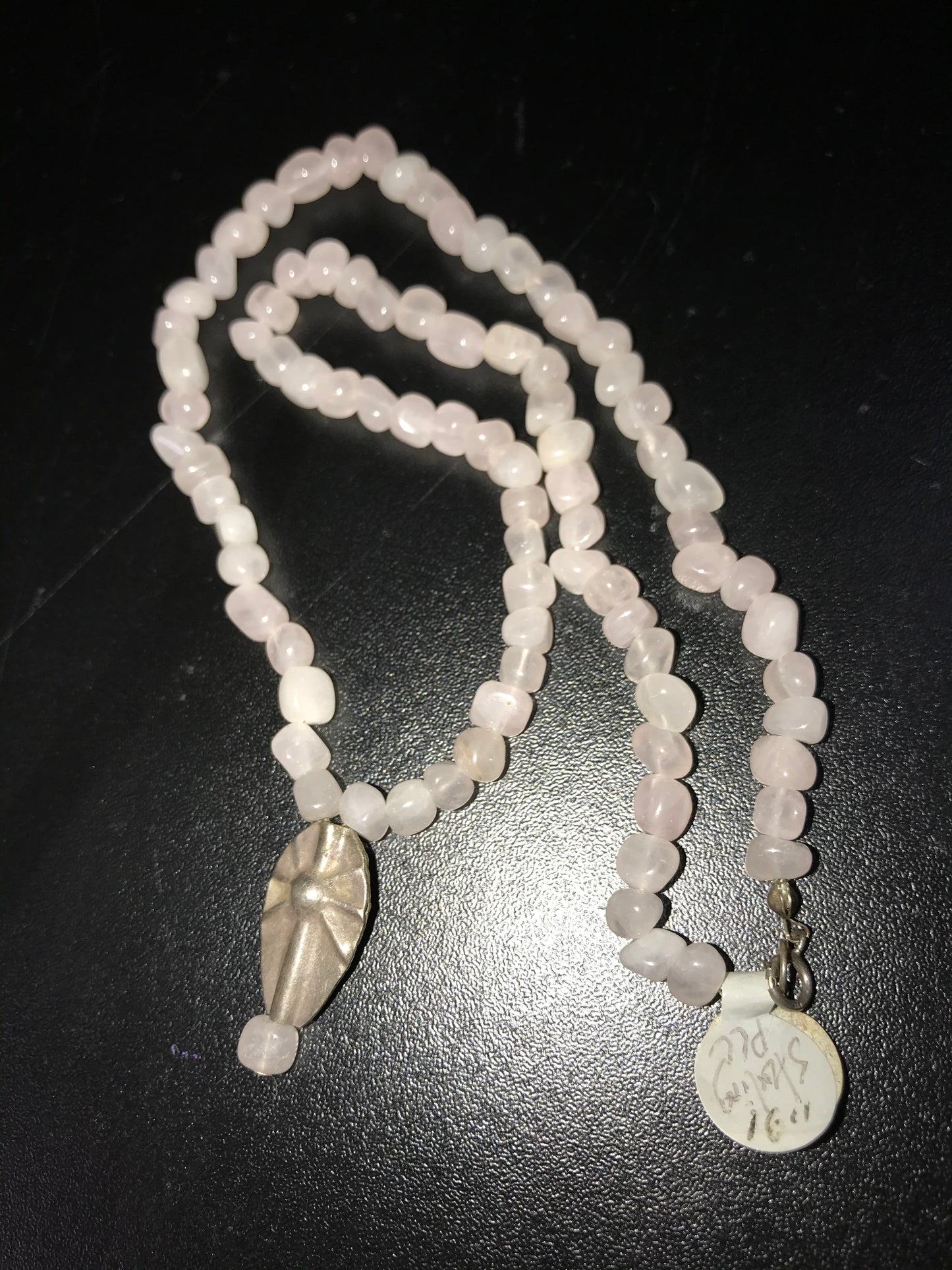 16 1/2" Rose Quartz Necklace