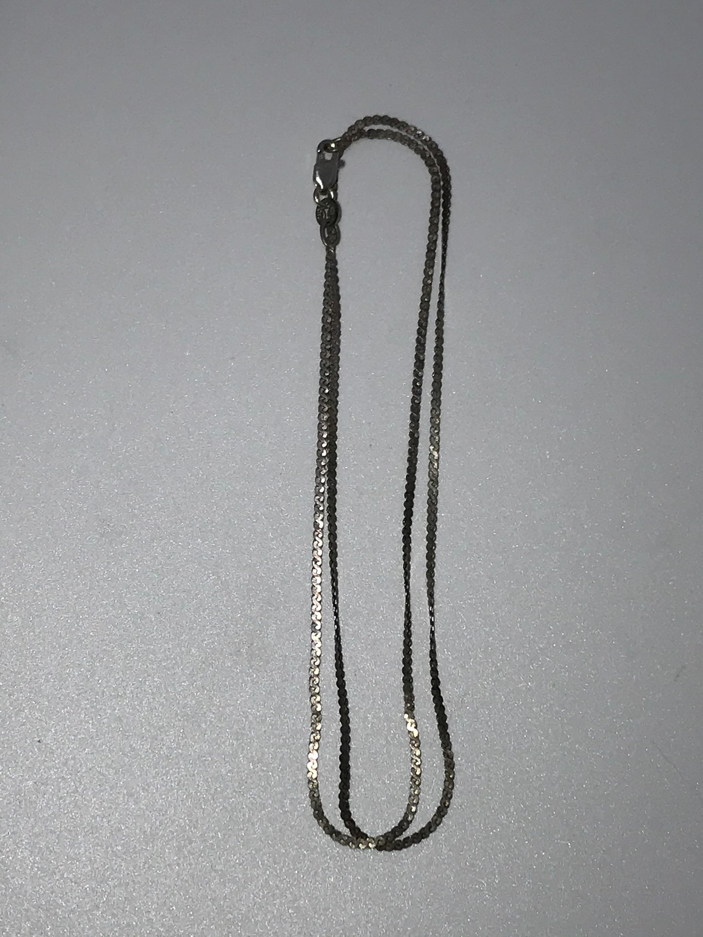 18" 1.4mm Serpentine Necklace