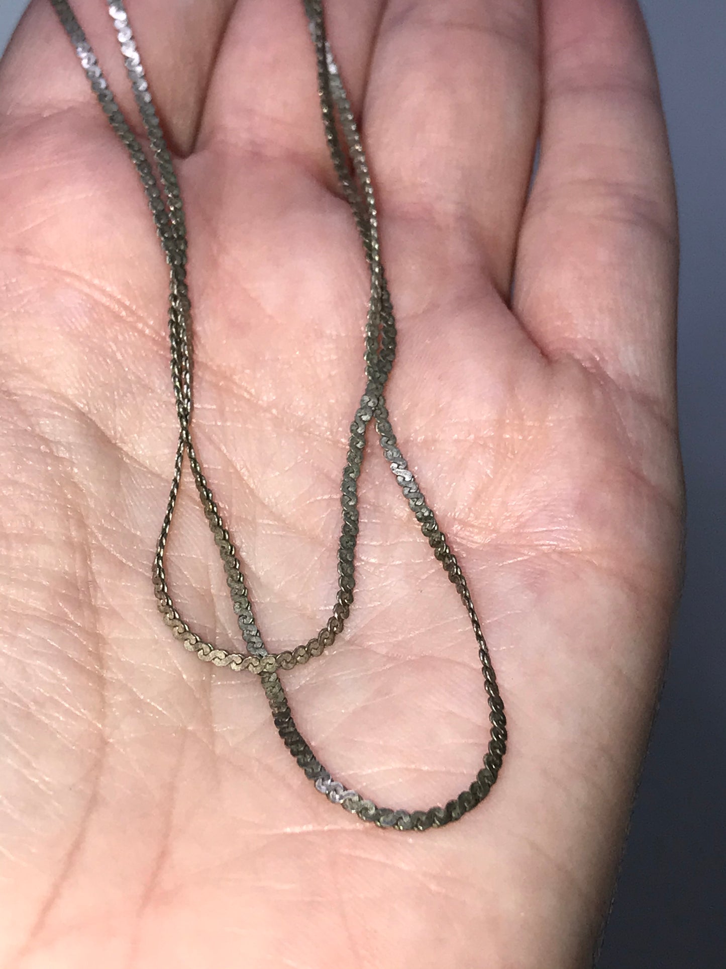 18" 1.4mm Serpentine Necklace