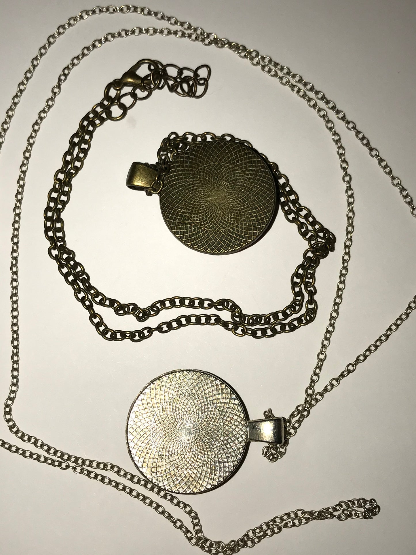 18" 4 Seasons Tree Brass Necklace