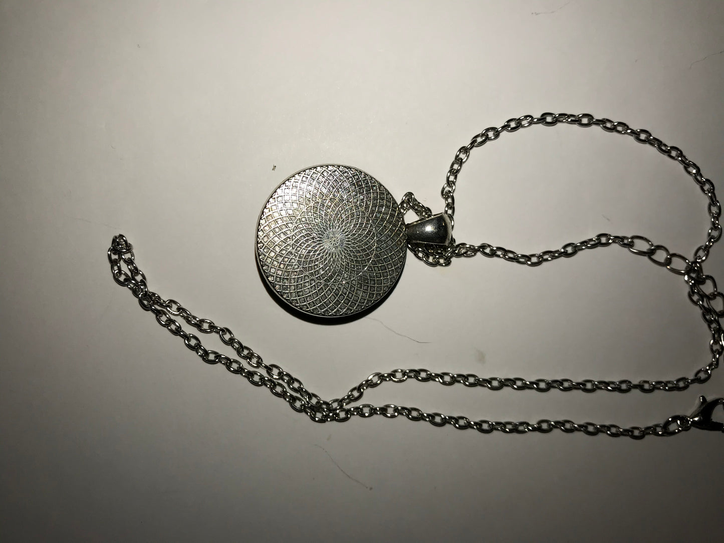 18" Tree at Night in the distance Necklace