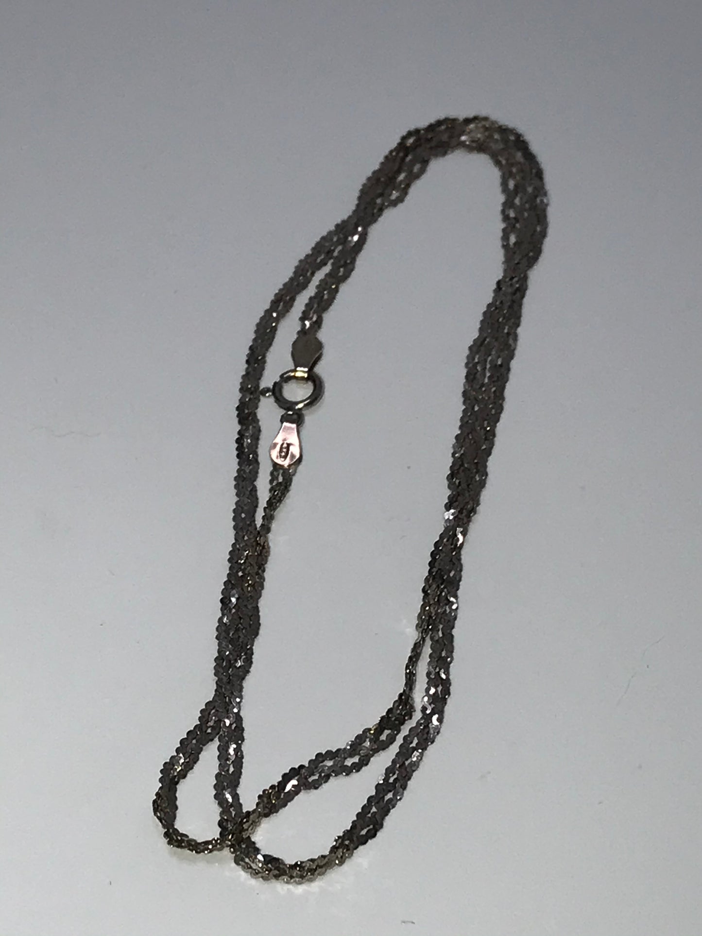 18" 2.5 mm Braided Serpentine Necklace