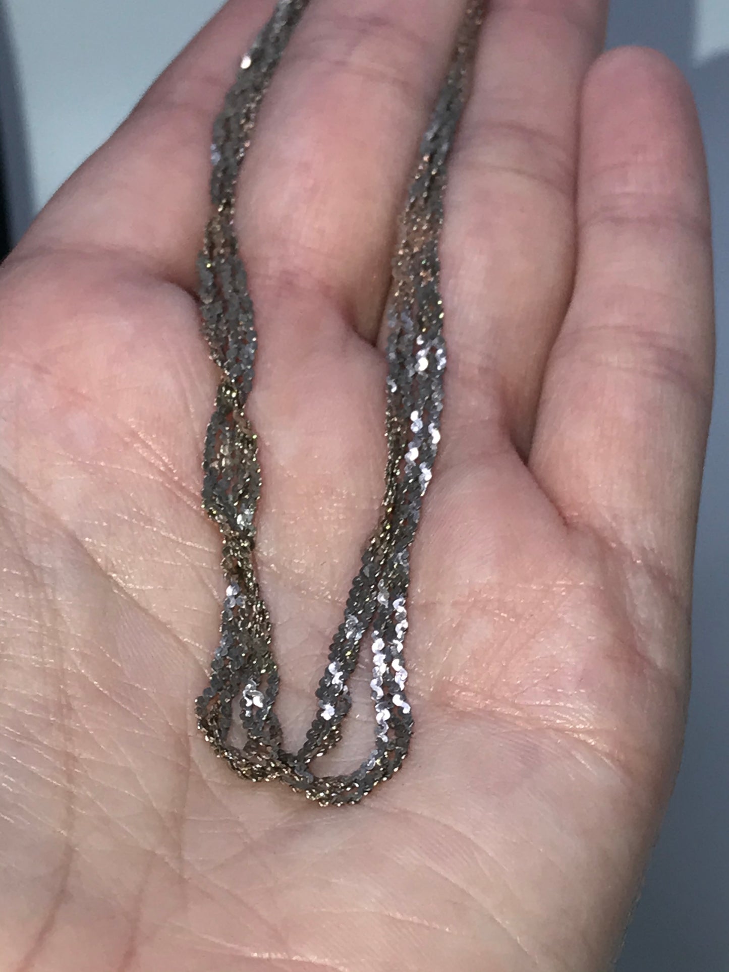 18" 2.5 mm Braided Serpentine Necklace