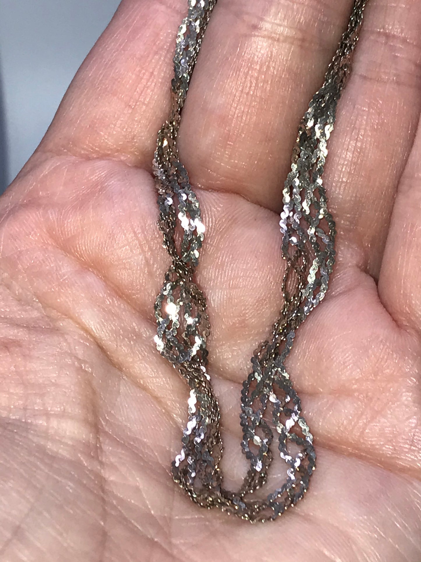 18" 2.5 mm Braided Serpentine Necklace
