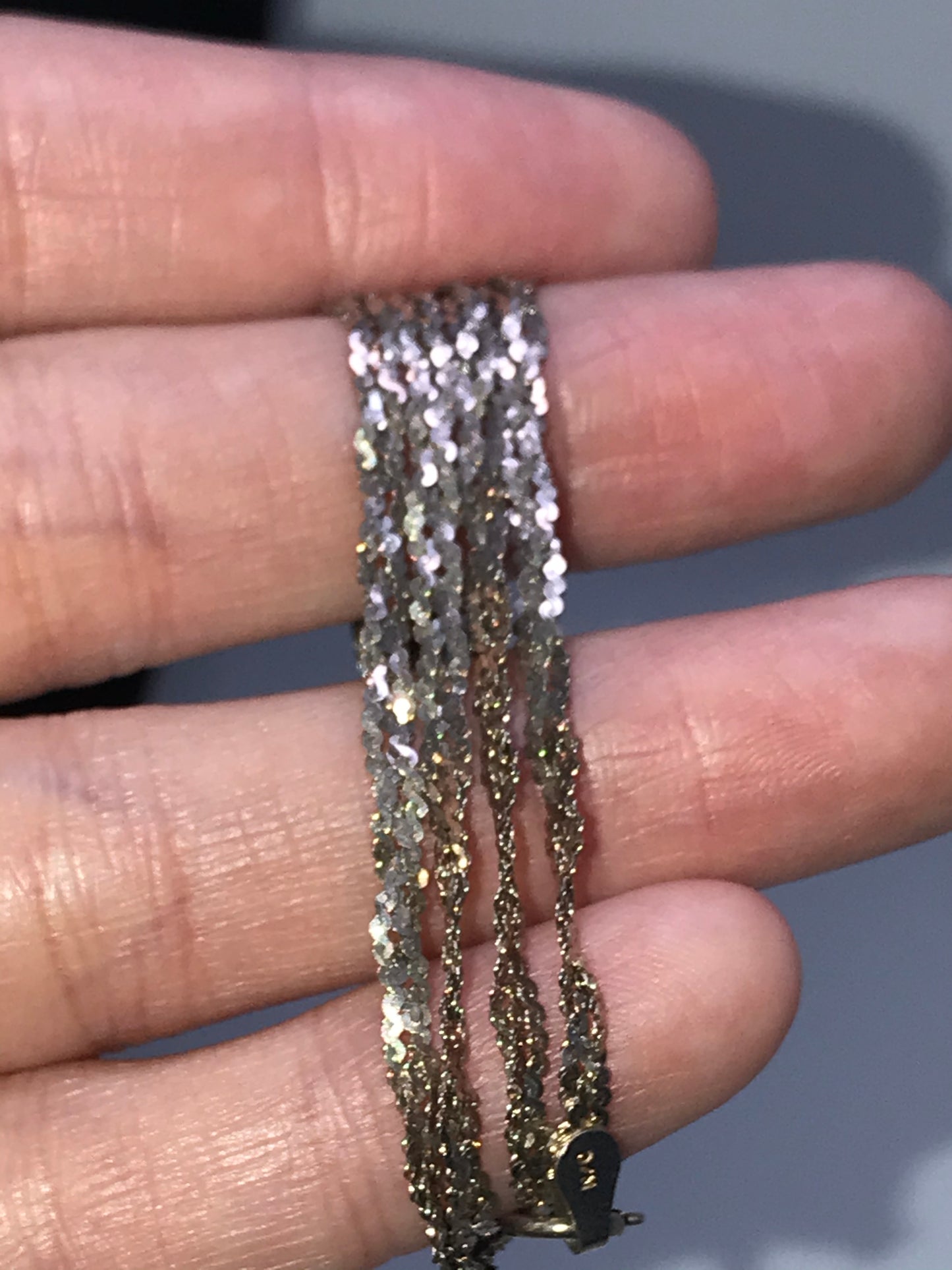 18" 2.5 mm Braided Serpentine Necklace