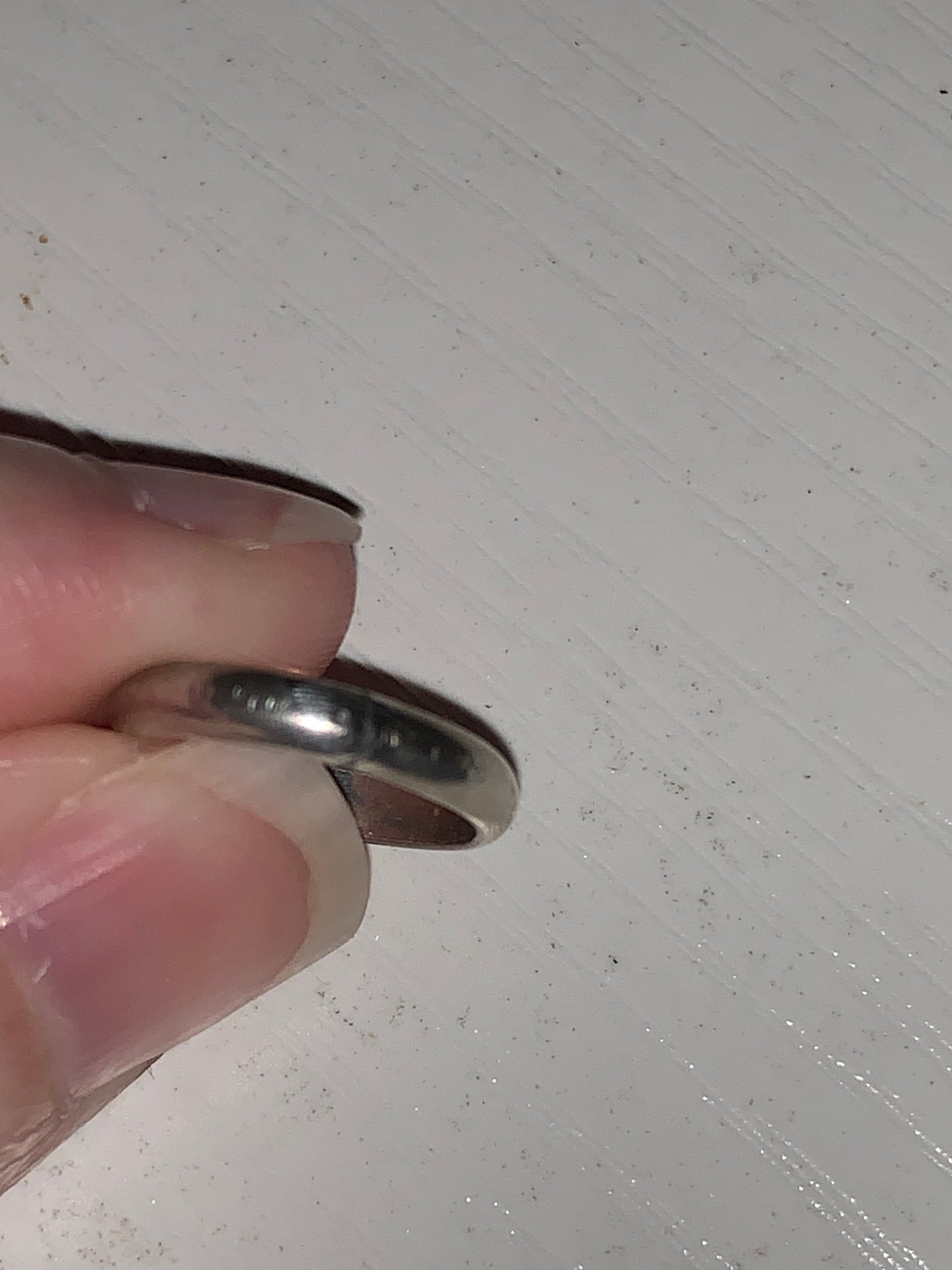 1/2 2.5mm Sterling Silver Plain band Ring