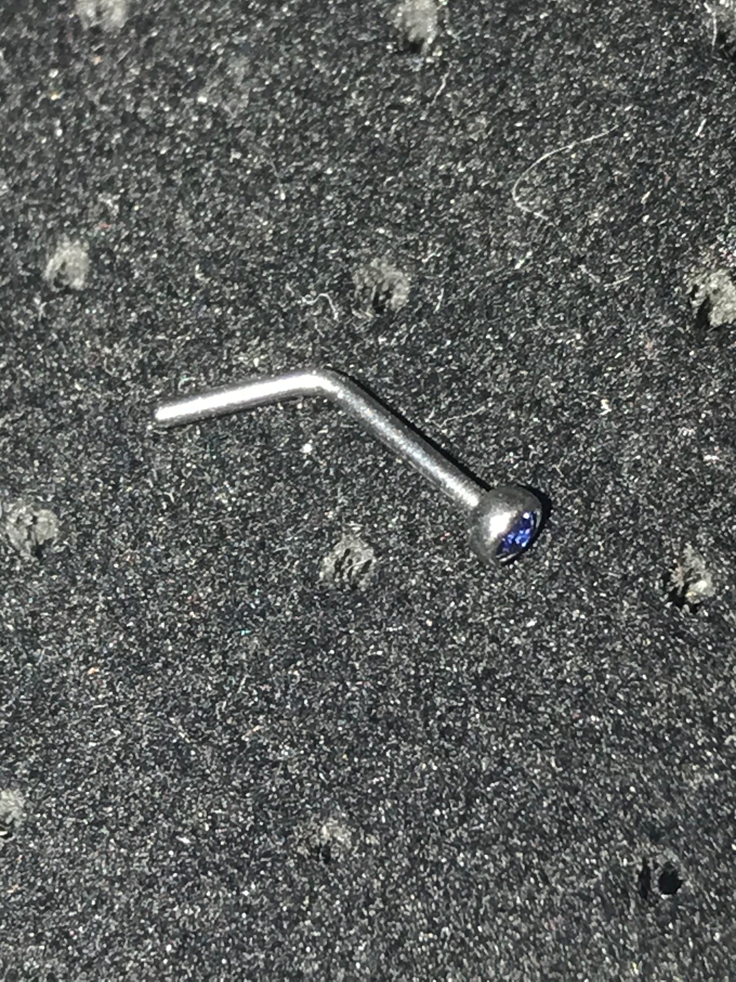 20 Gauge L-shaped Nose Rings