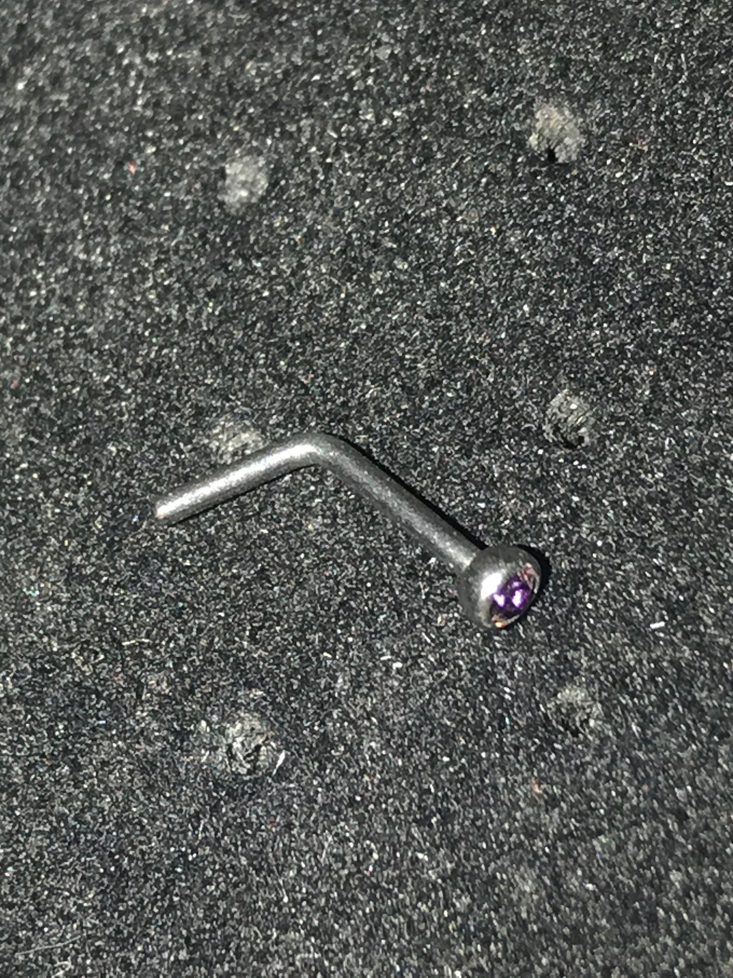 20 Gauge L-shaped Nose Rings