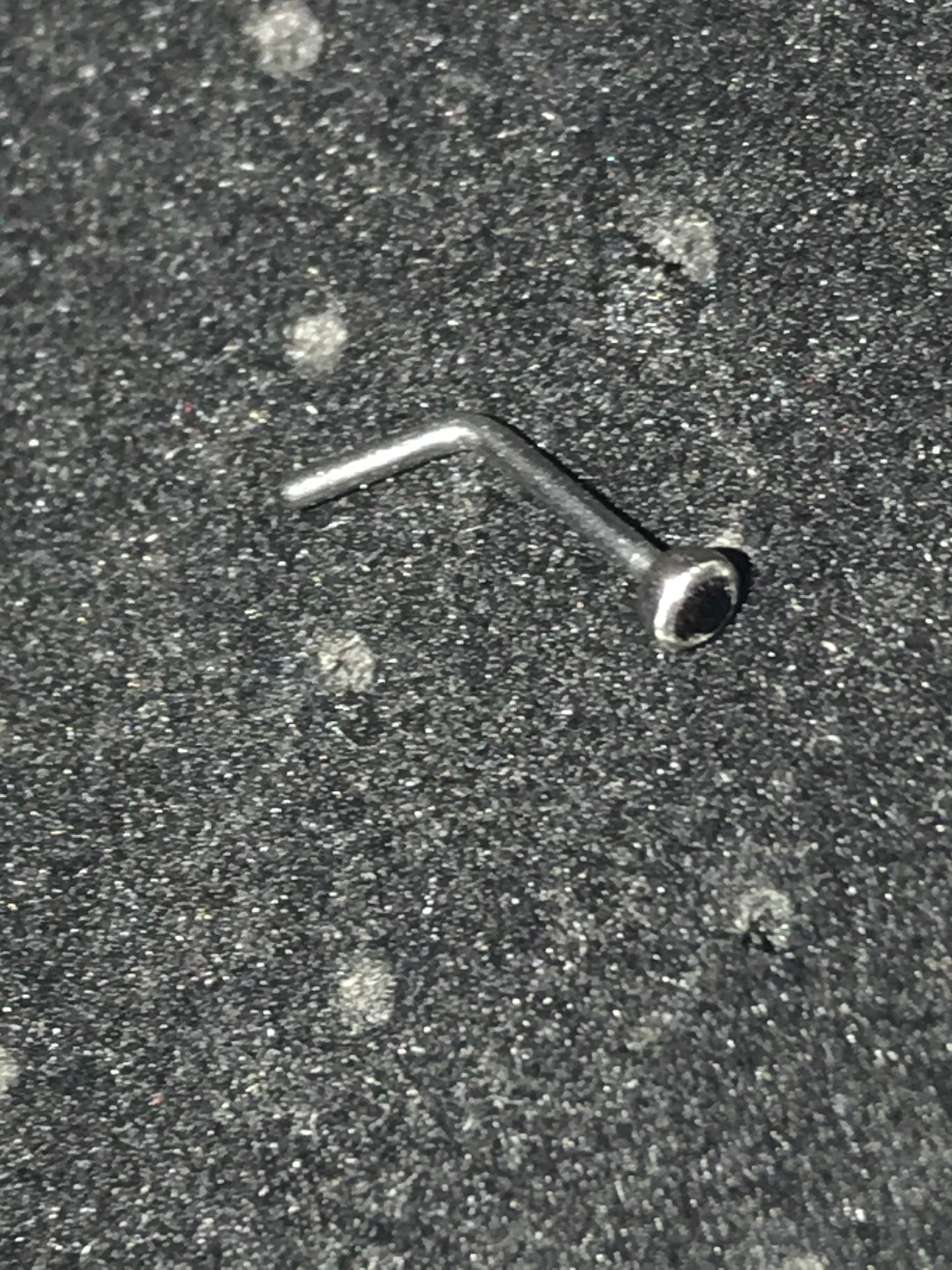 20 Gauge L-shaped Nose Rings