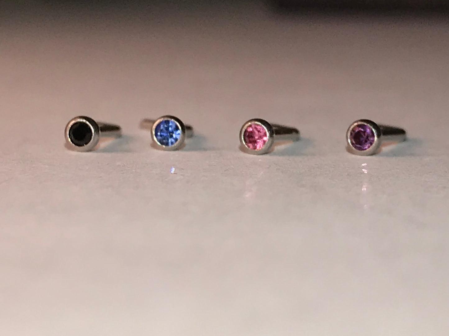20 Gauge L-shaped Nose Rings