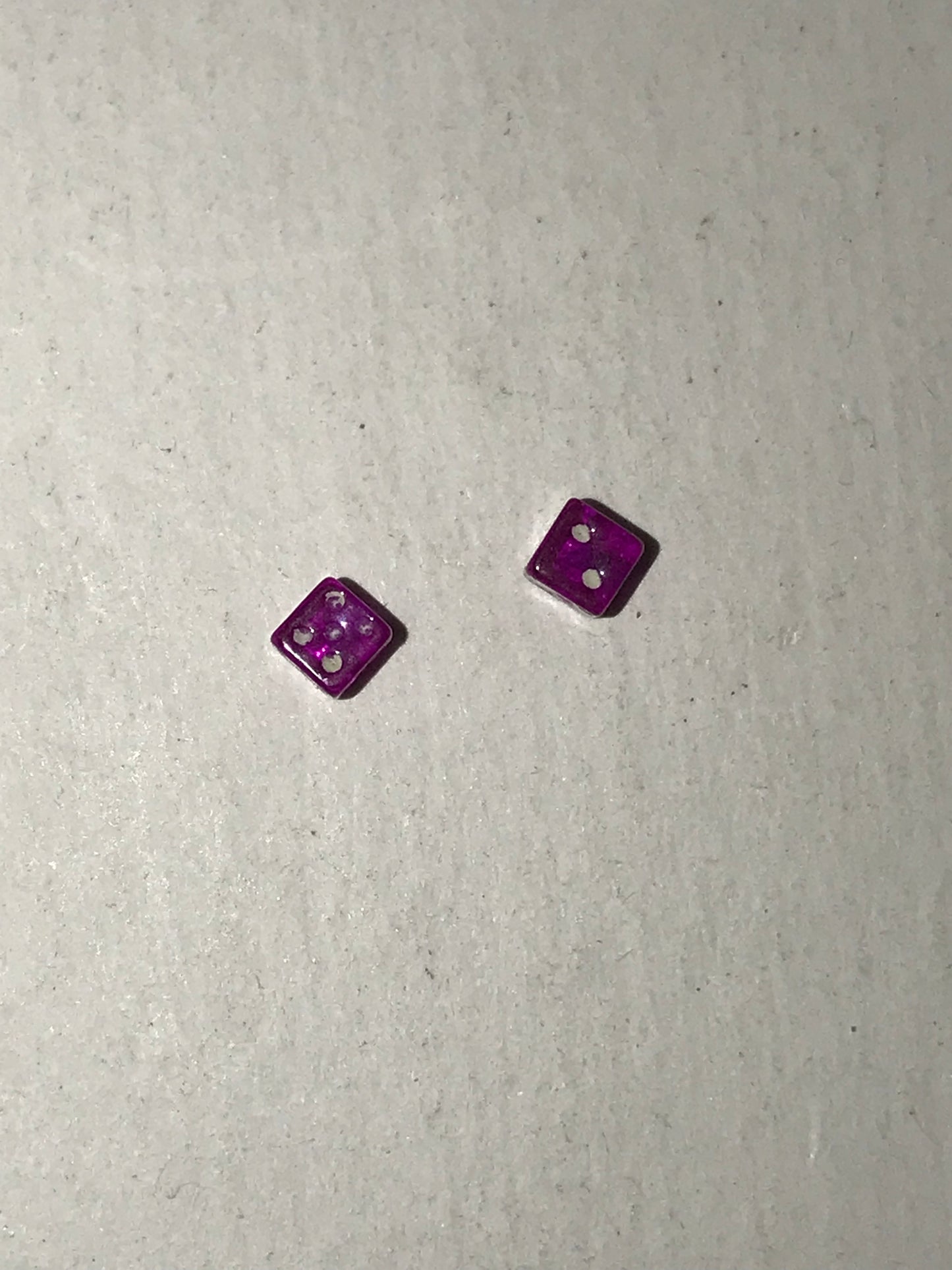 16 Gauge Purple and White Dice