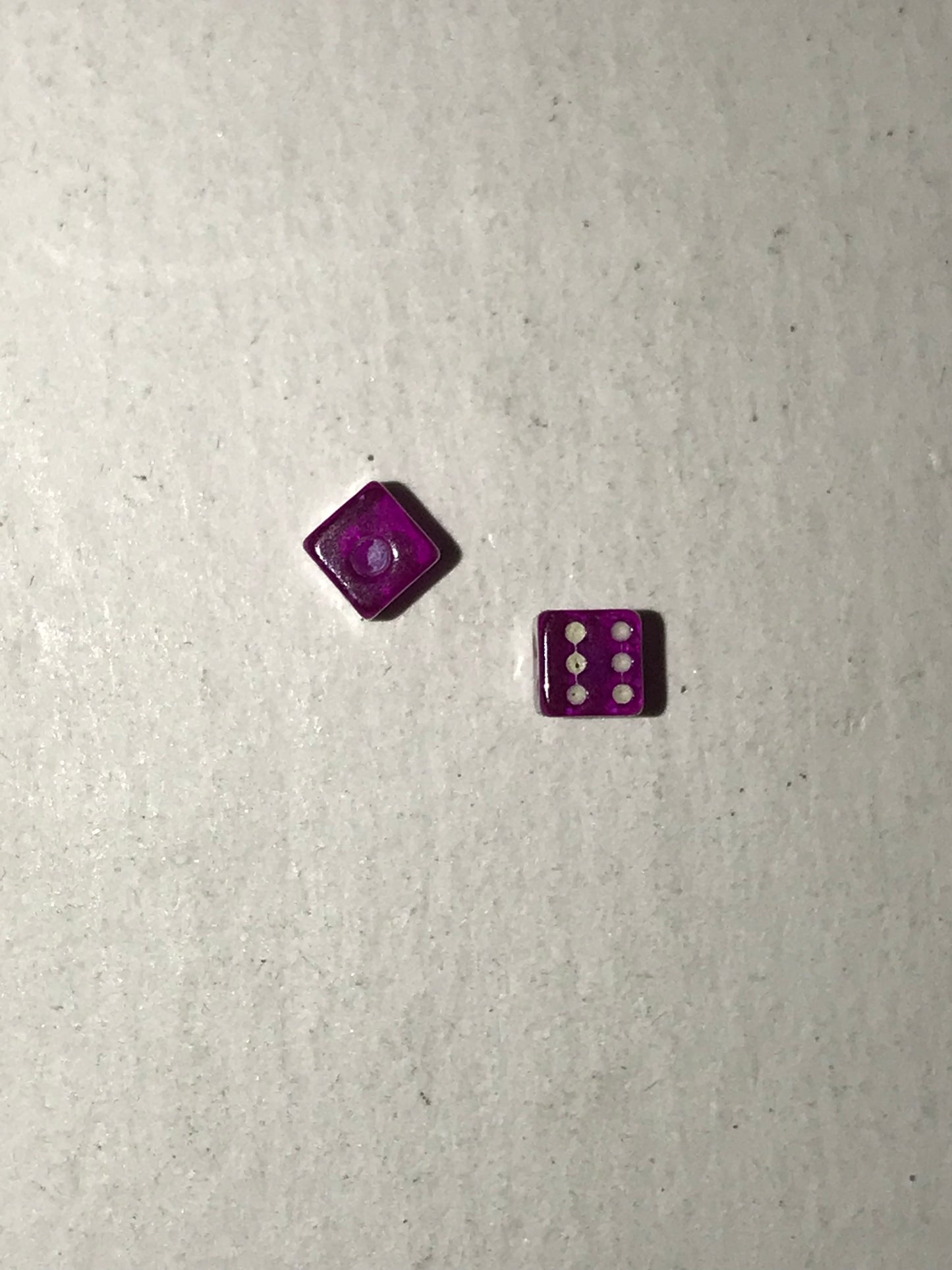 16 Gauge Purple and White Dice