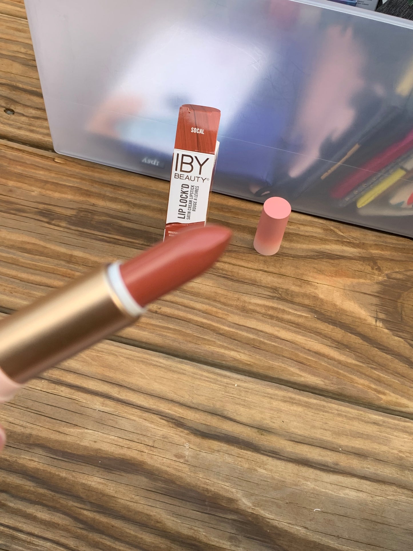 IBY BEAUTY Lip Lock'd Satin Lipstick in SOCAL