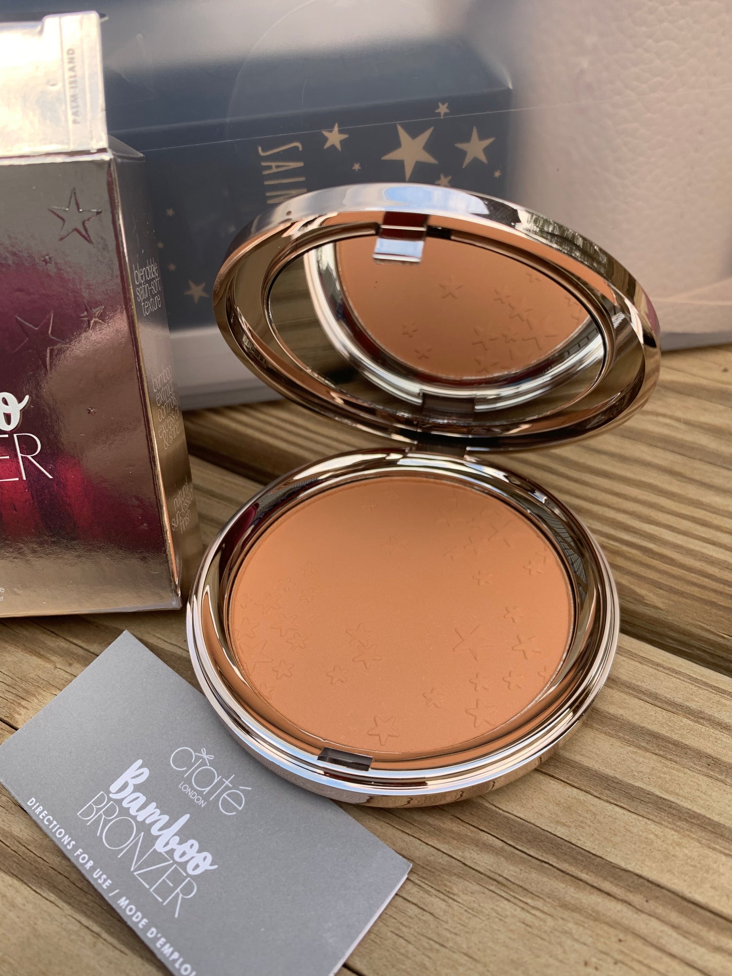 Ciate London Bamboo Bronzer Mattifying Powder Bronzer in Palm Island