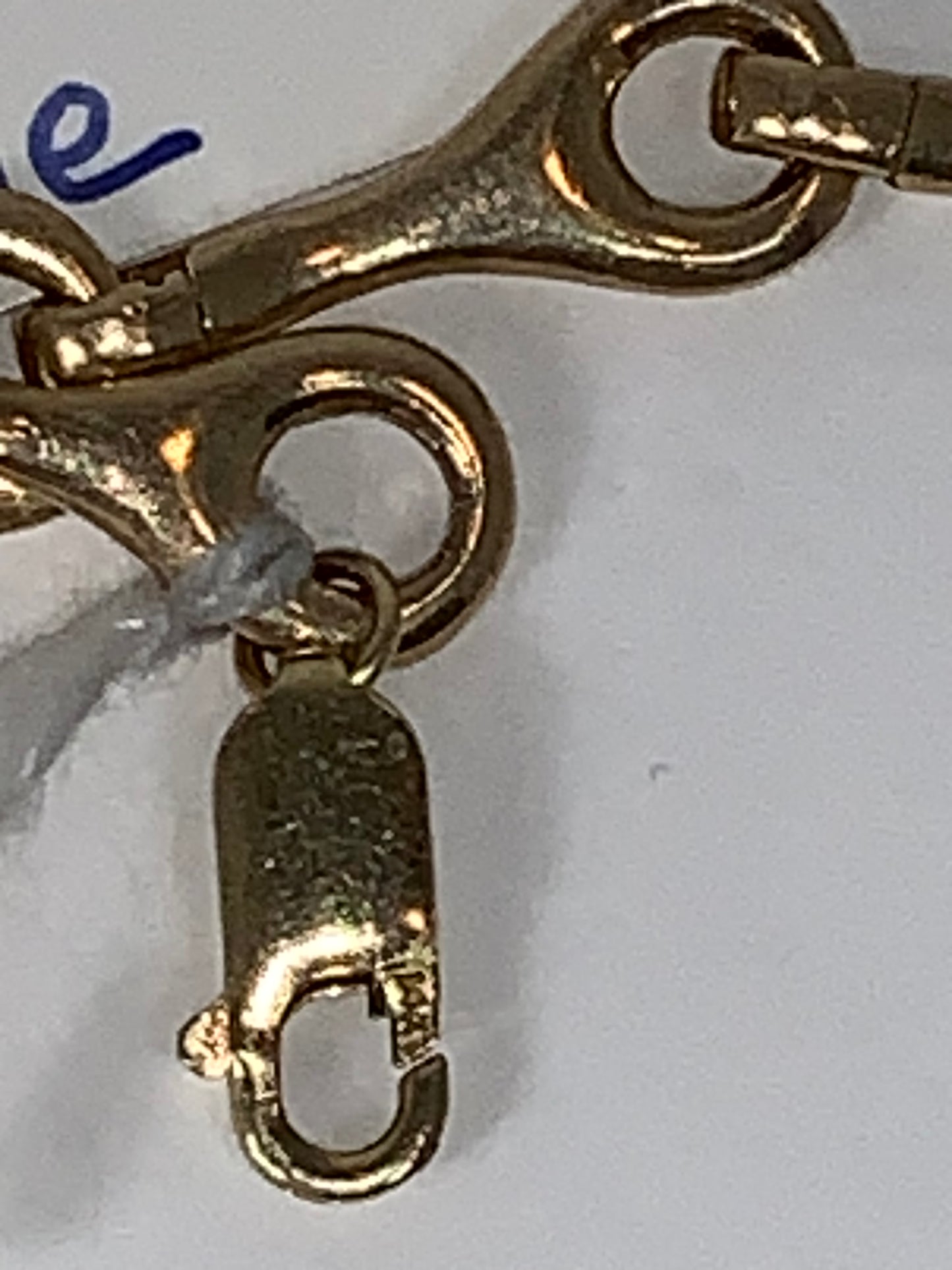 9 3/4" long 14KT Gold Bone Design Bracelet