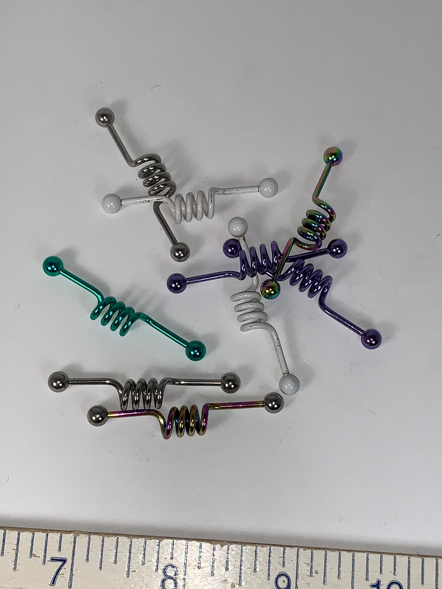 14 Gauge Industrial Bar with Large Coil