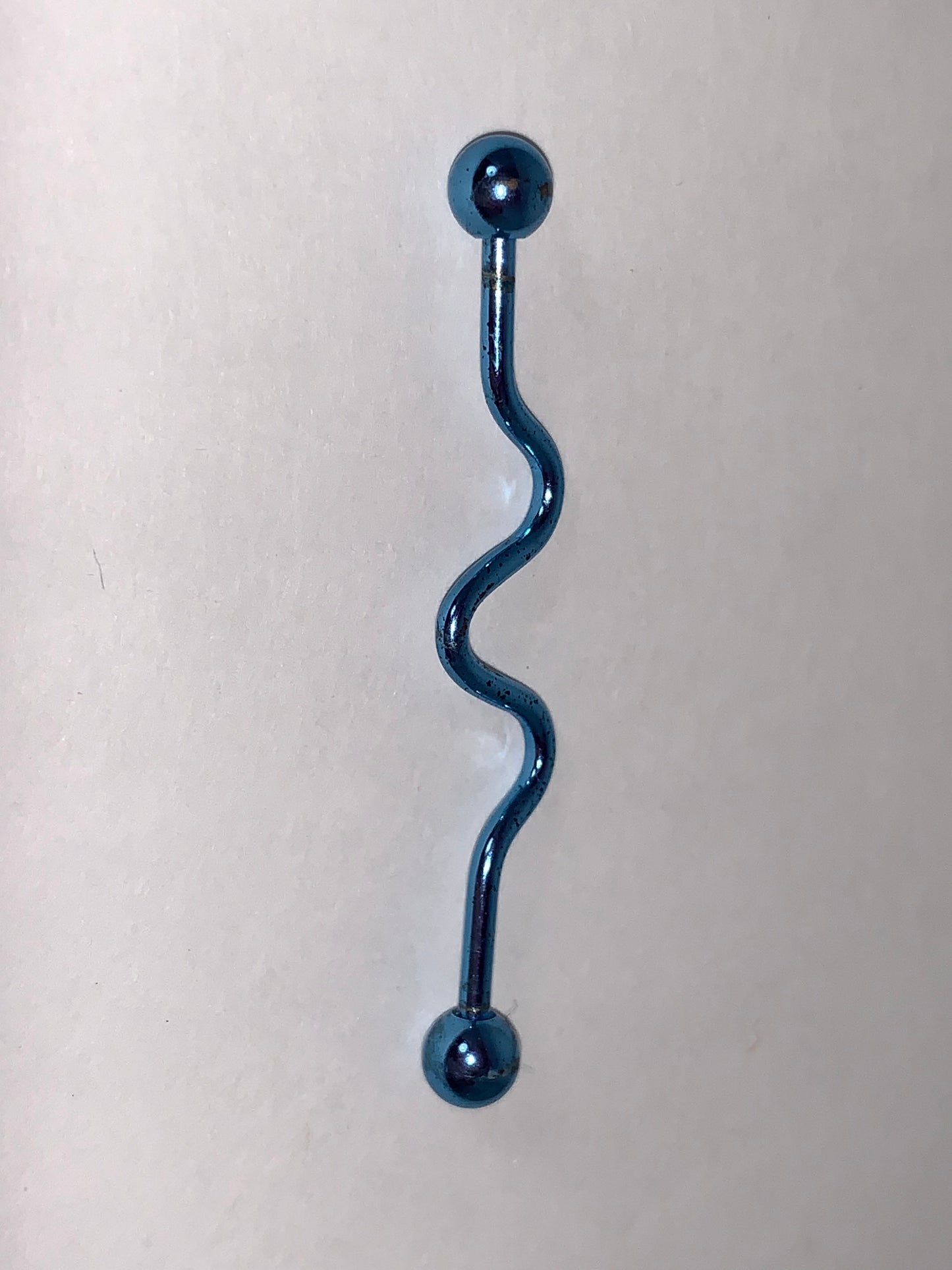 14 Gauge Industrial Bar Squiggly Design