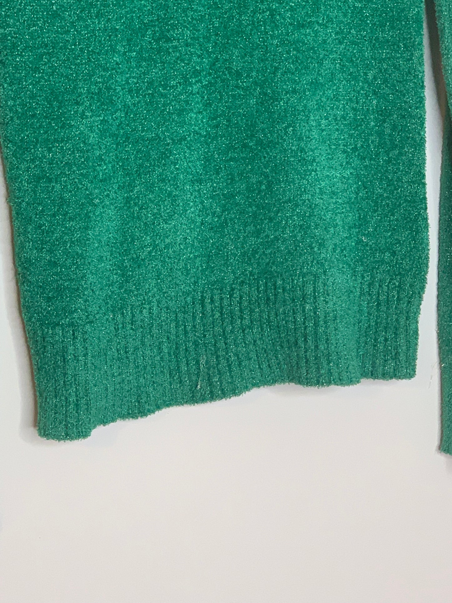 Long Sleeve Green Stretchy Sweater