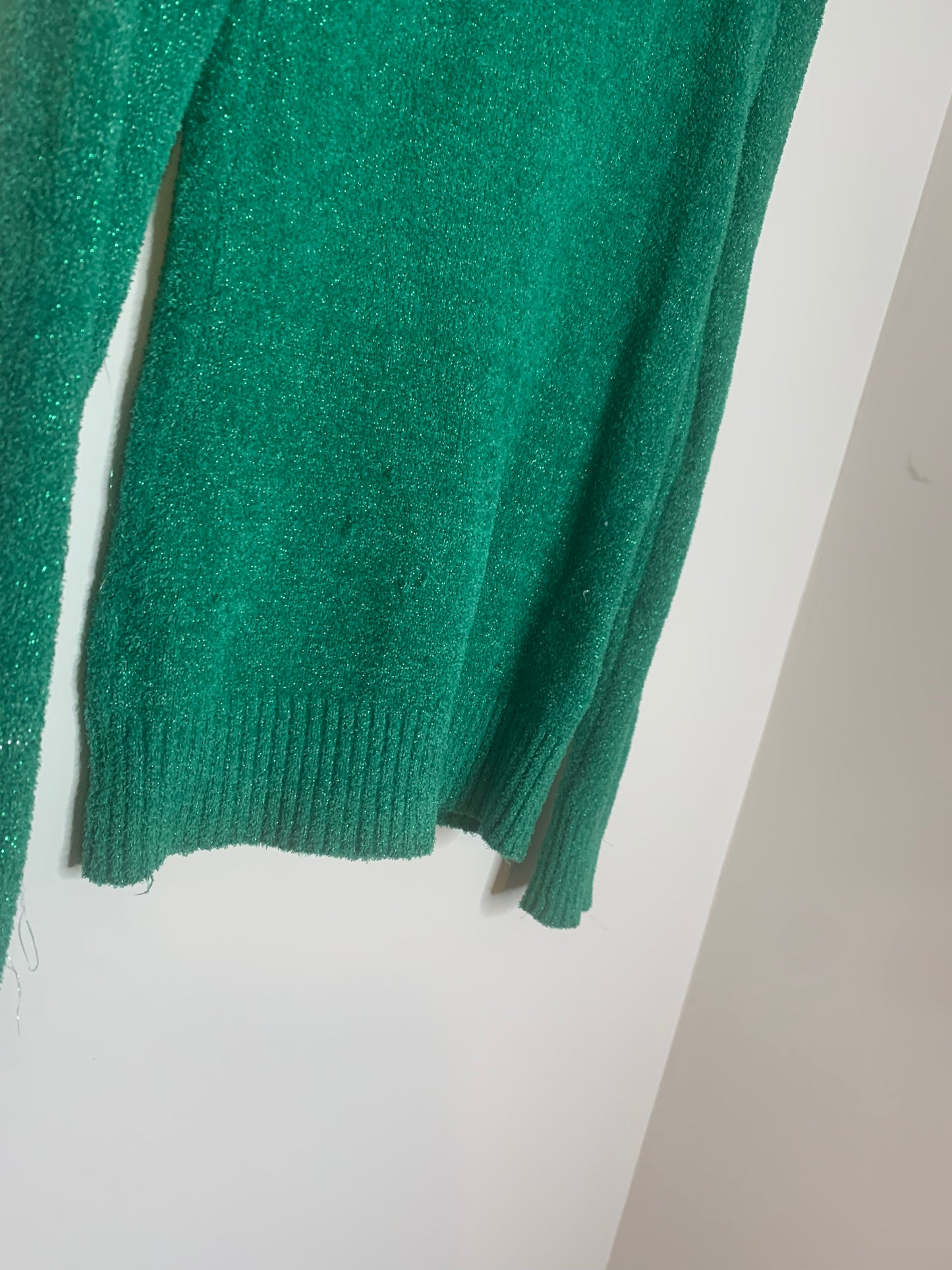 Long Sleeve Green Stretchy Sweater