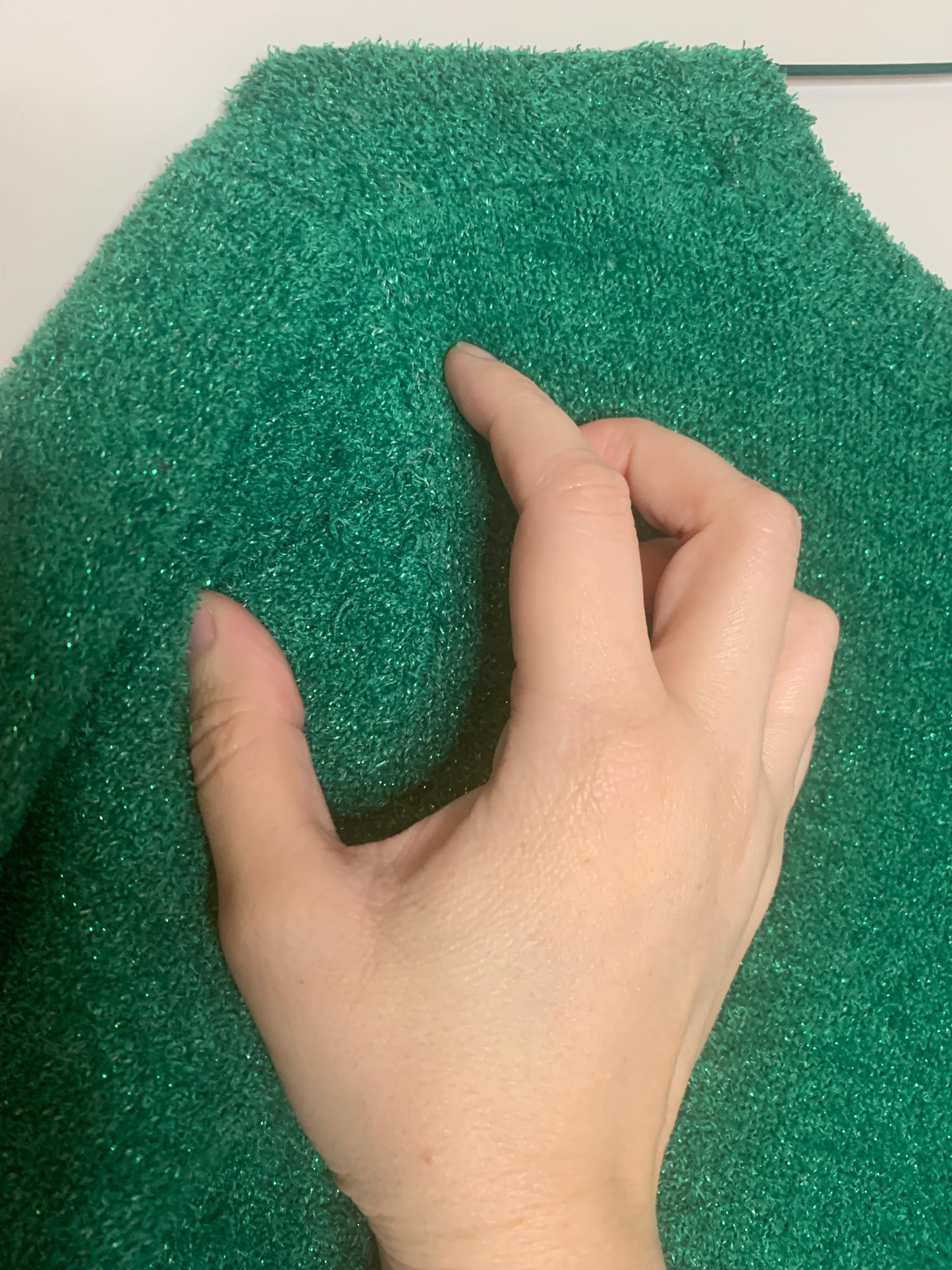 Long Sleeve Green Stretchy Sweater