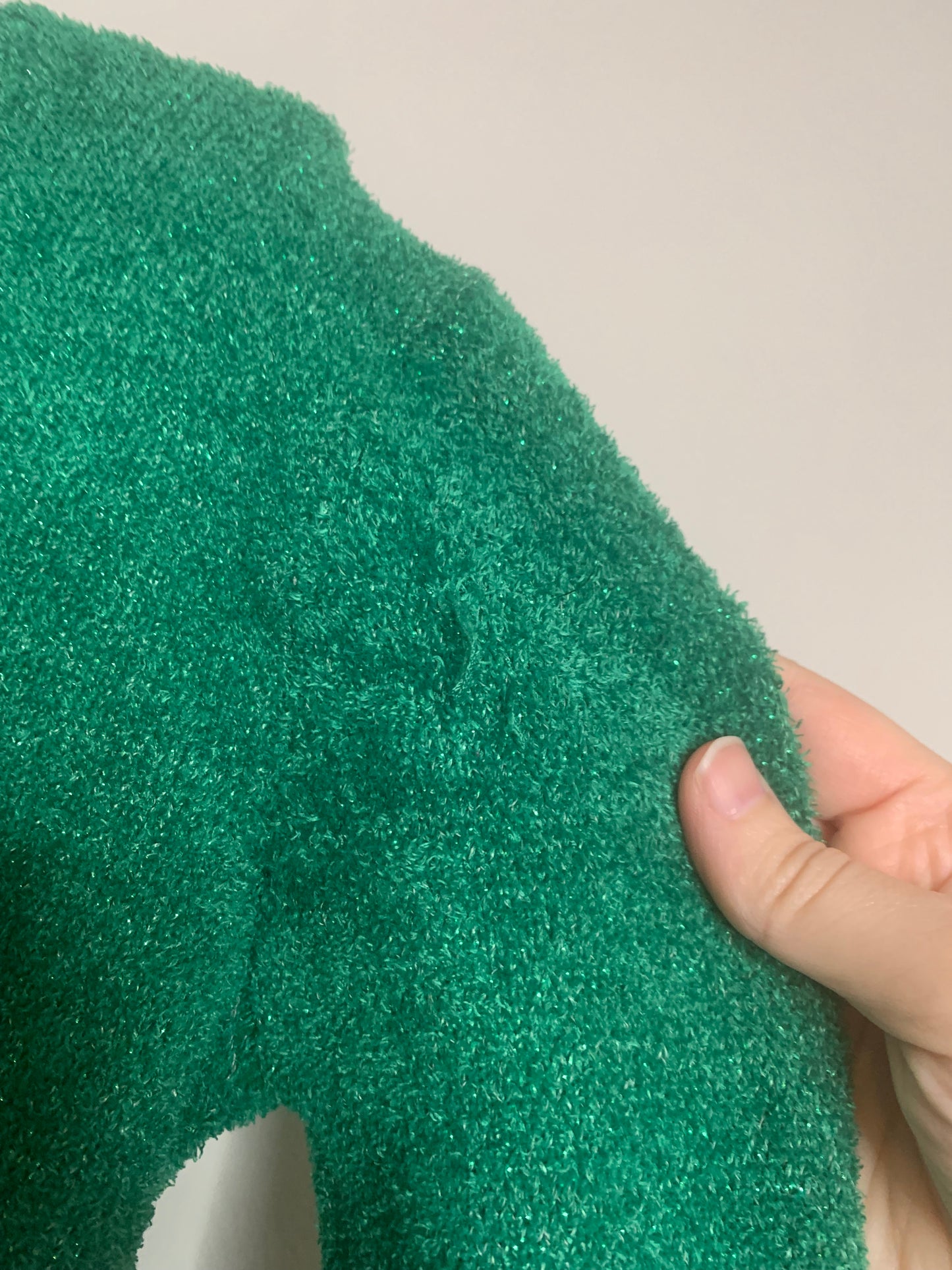 Long Sleeve Green Stretchy Sweater