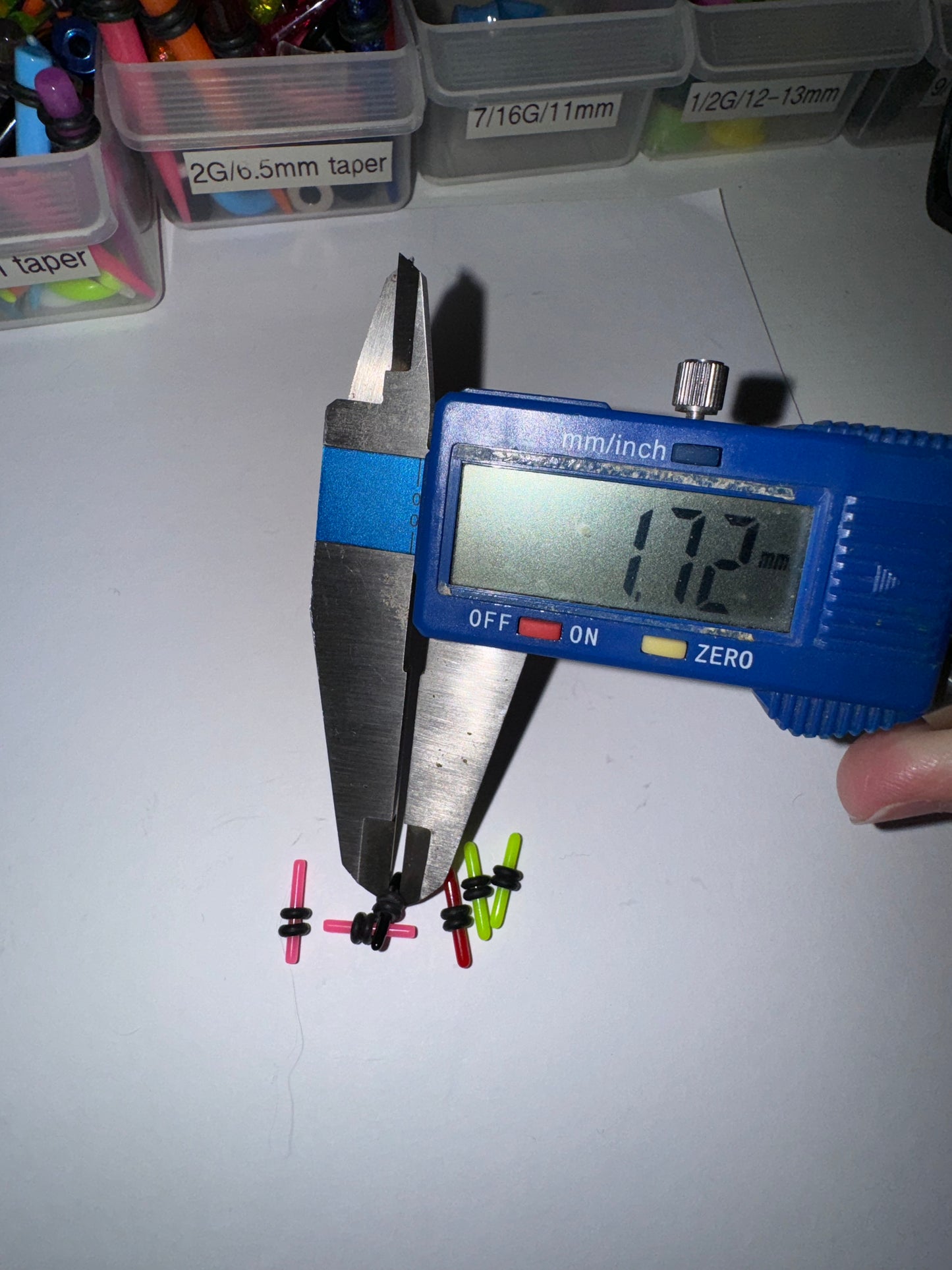 14 UV Acrylic Gauge Plugs