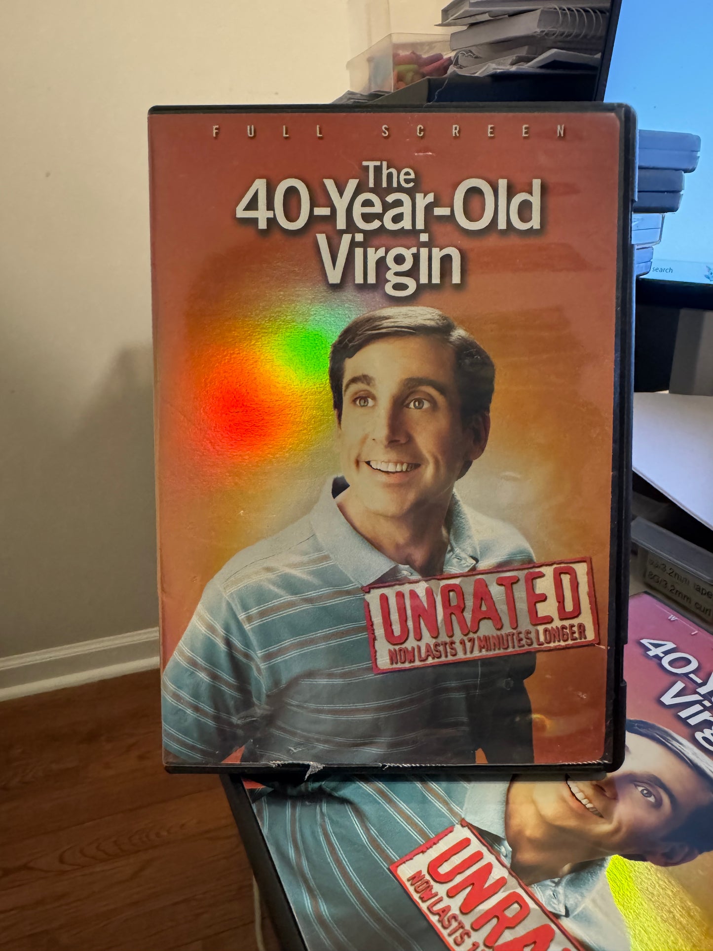 The 40 Year Old Virgin DVD, Unrated, Full screen