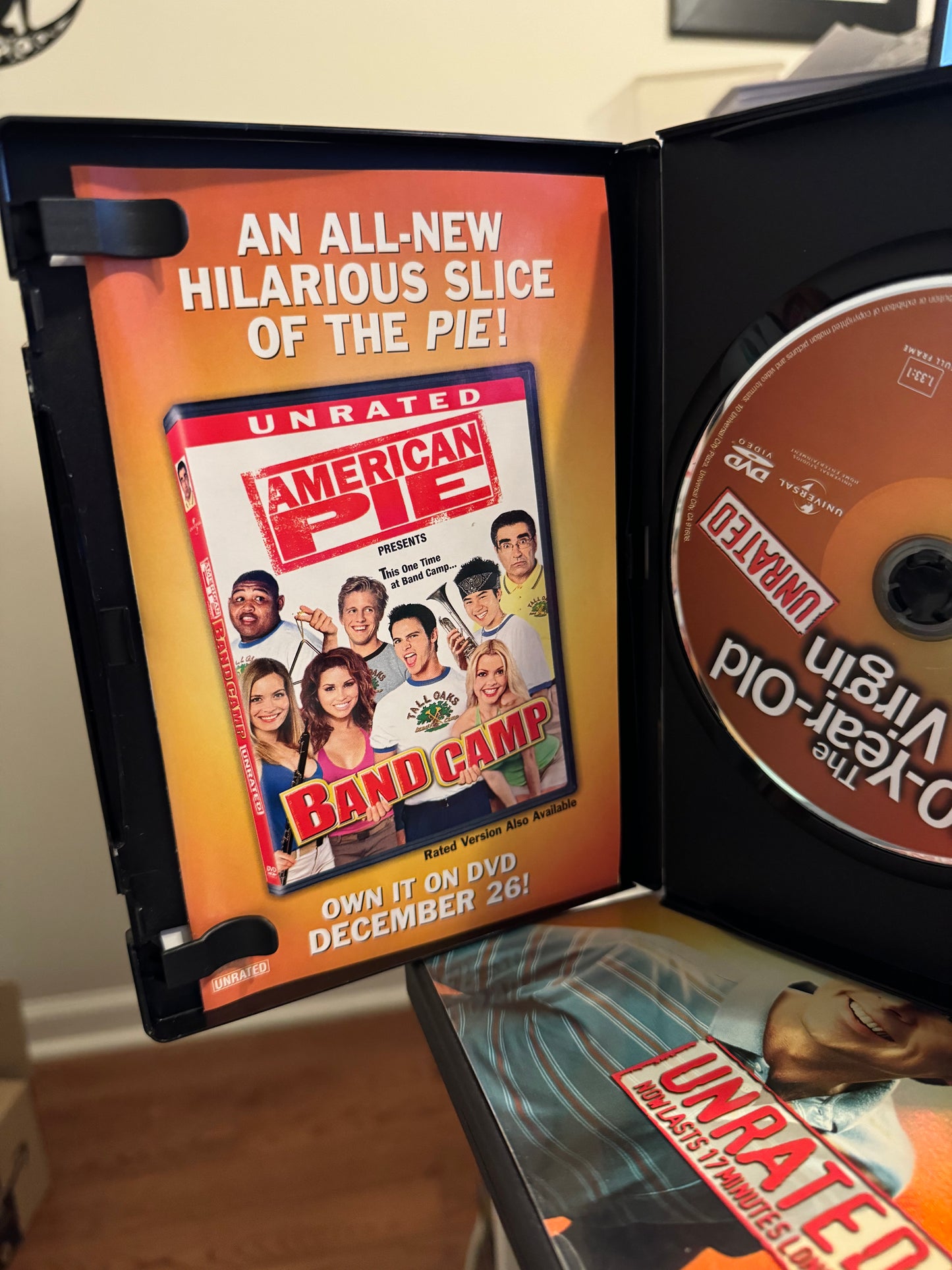 The 40 Year Old Virgin DVD, Unrated, Full screen
