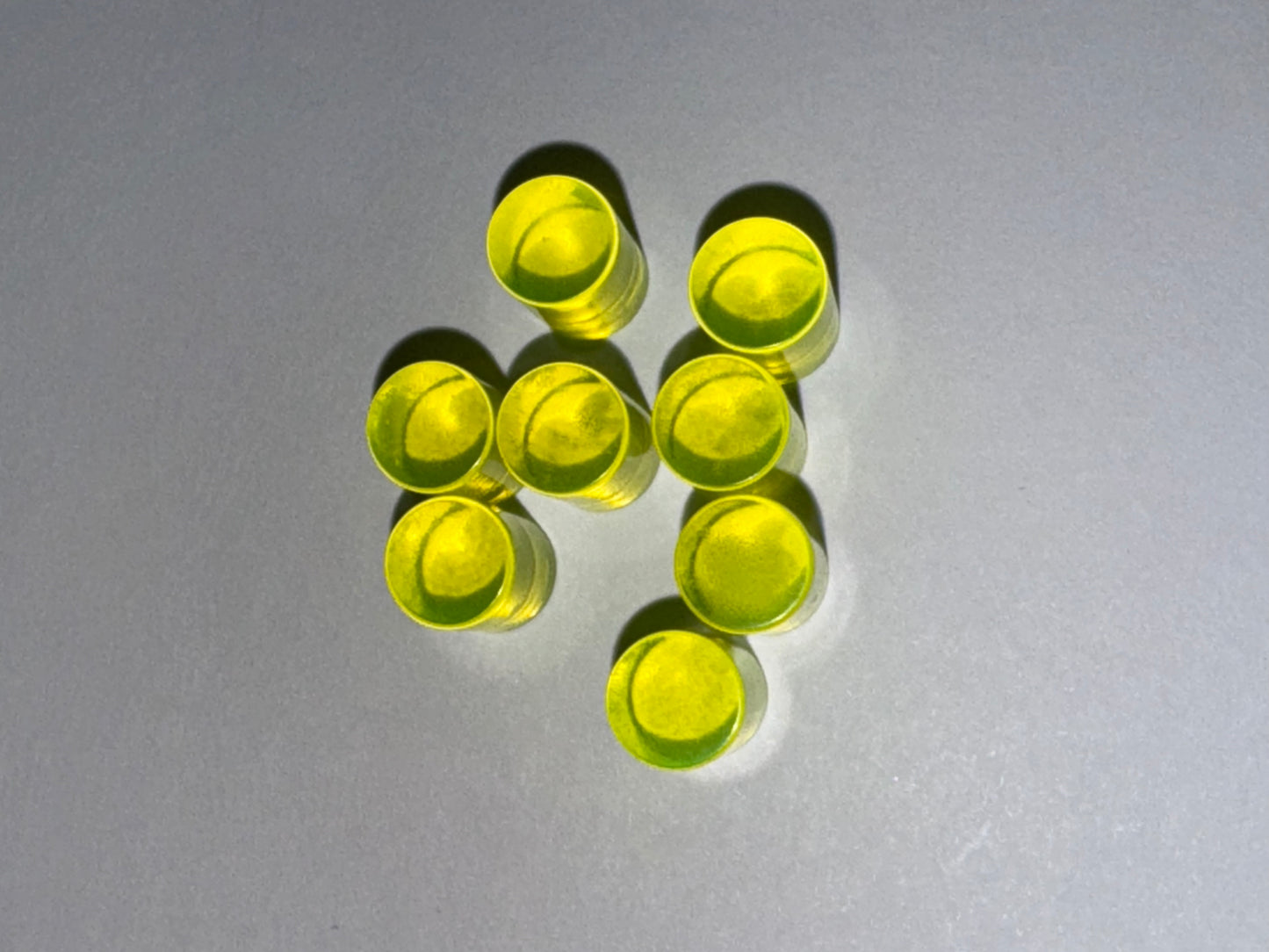 0 Gauge Uv Acrylic Straight Plugs