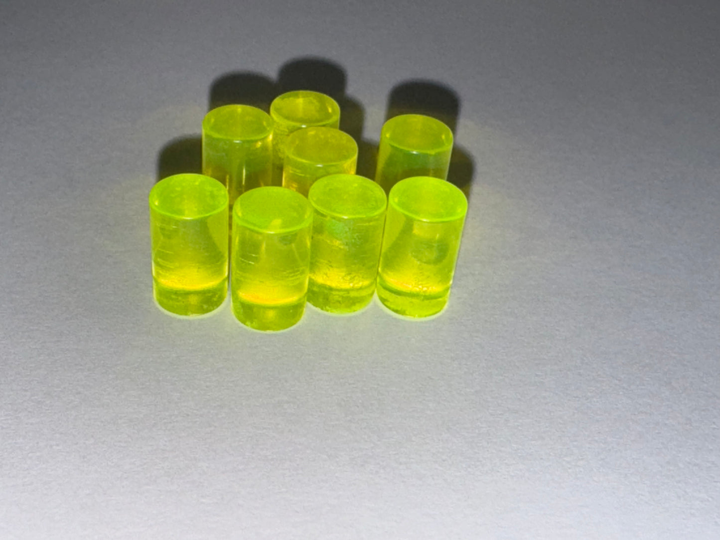 0 Gauge Uv Acrylic Straight Plugs