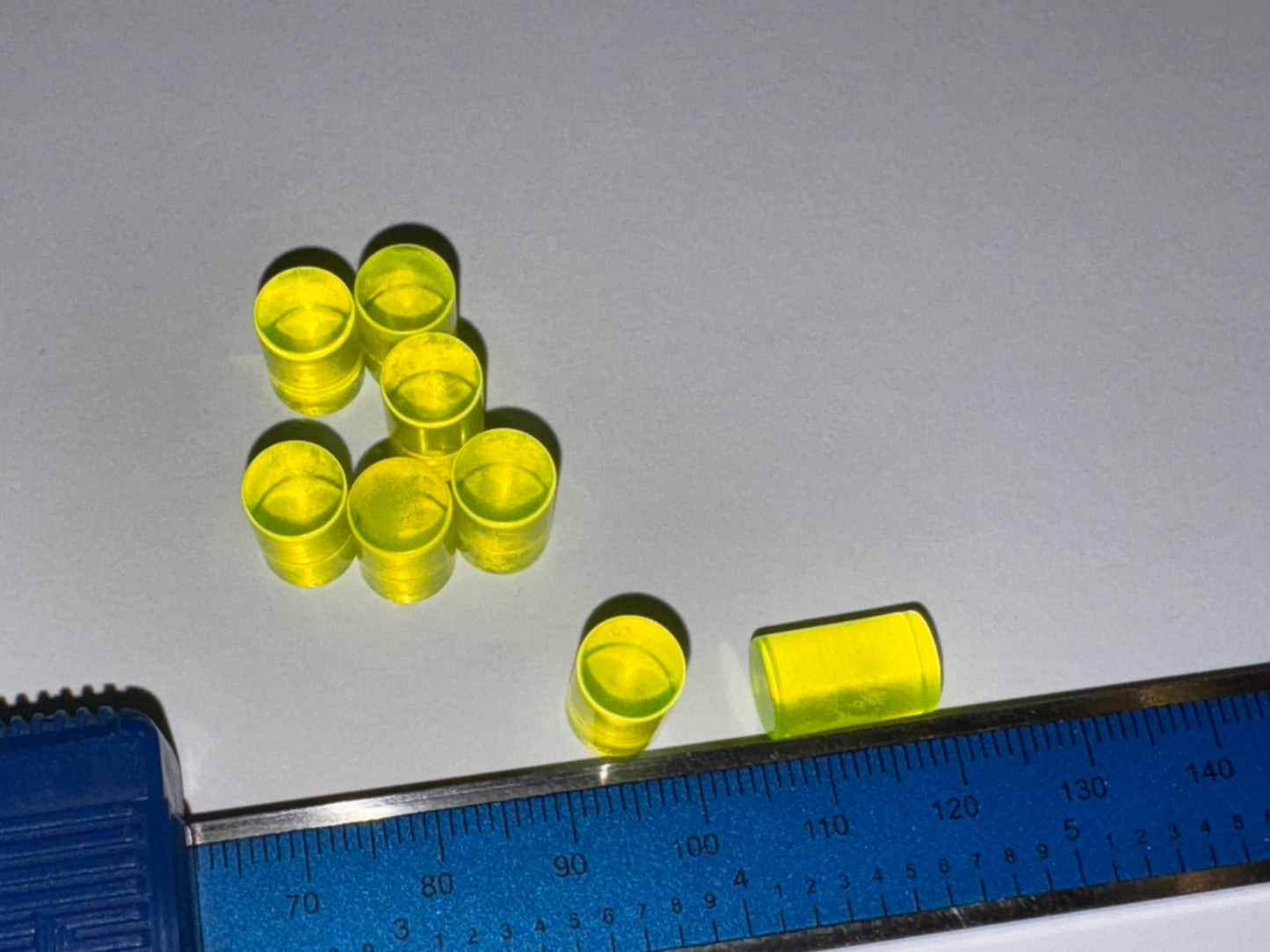 0 Gauge Uv Acrylic Straight Plugs