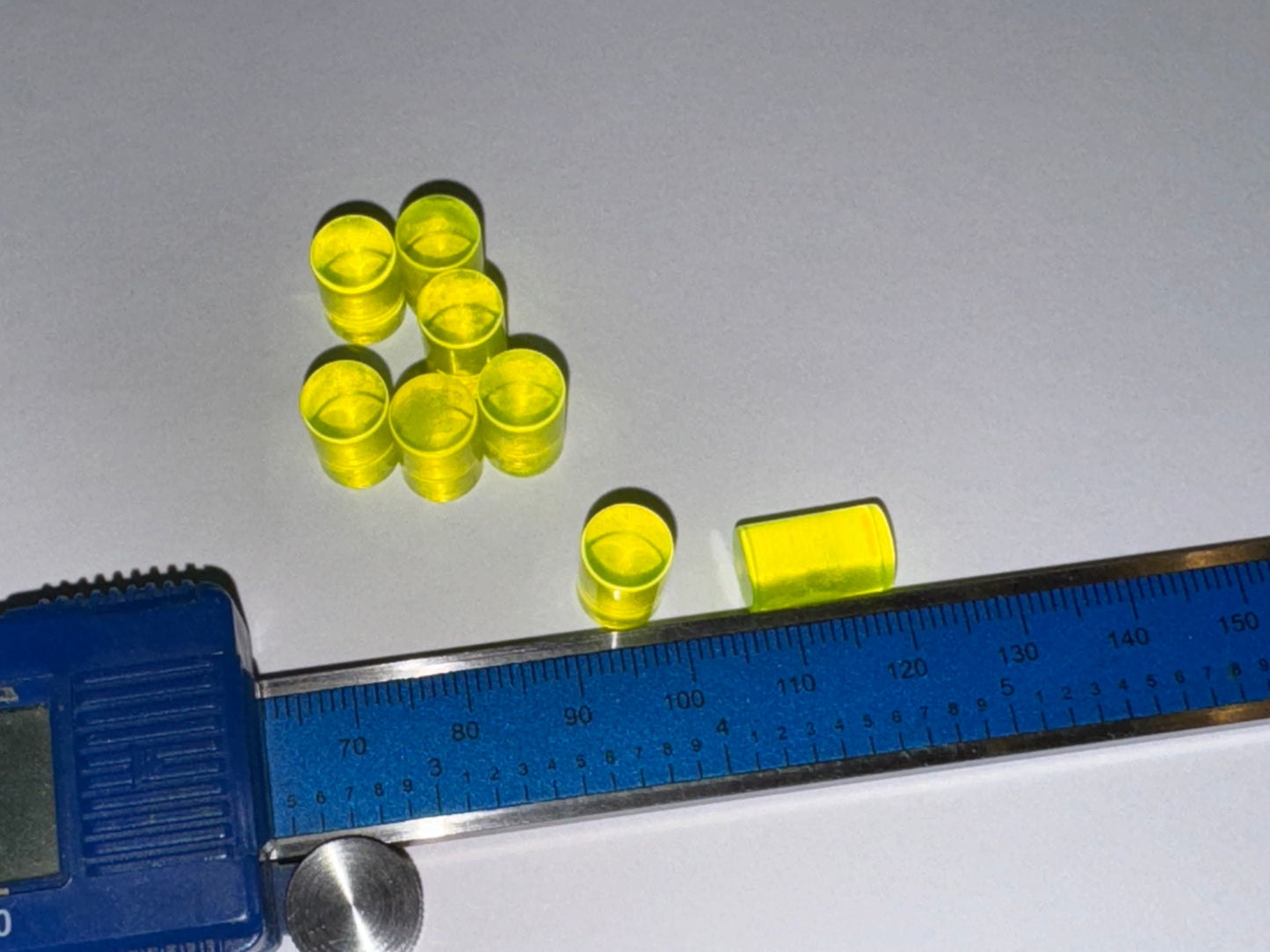 0 Gauge Uv Acrylic Straight Plugs