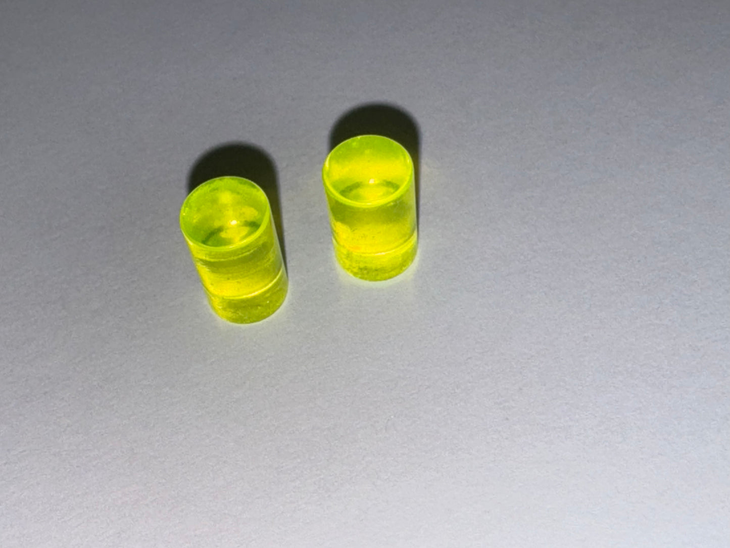 0 Gauge Uv Acrylic Straight Plugs