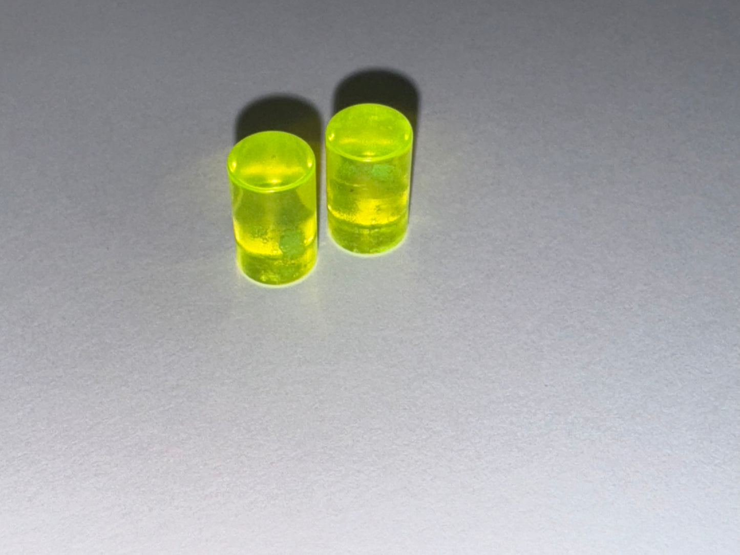 0 Gauge Uv Acrylic Straight Plugs