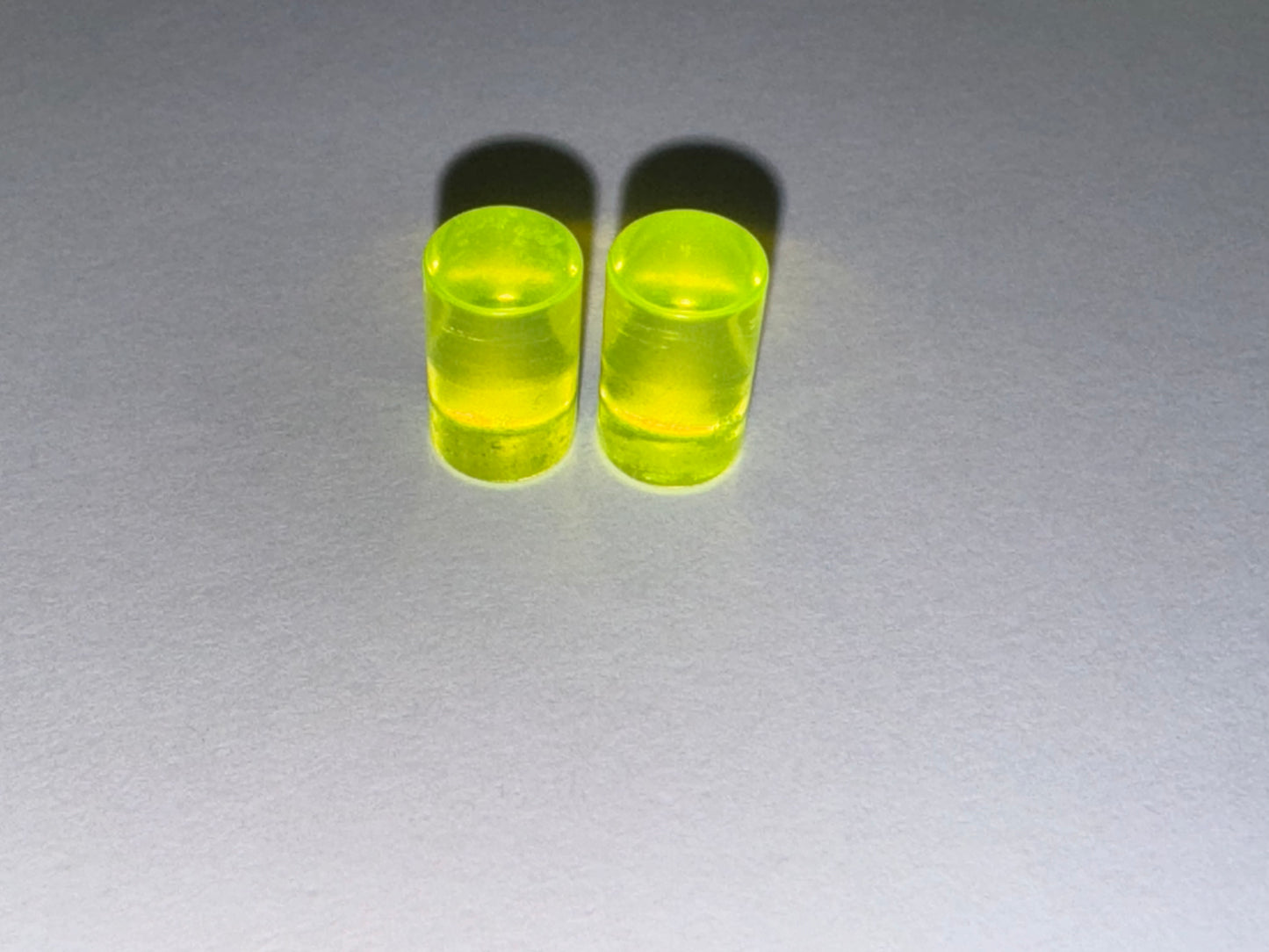 0 Gauge Uv Acrylic Straight Plugs