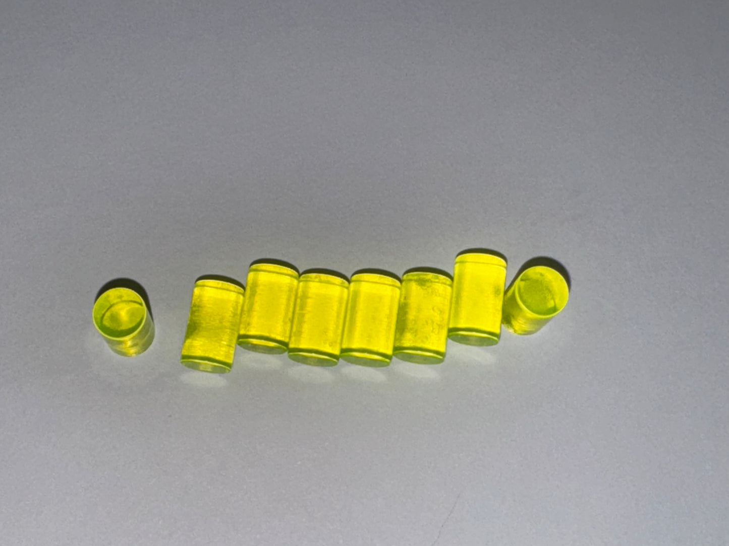 0 Gauge Uv Acrylic Straight Plugs