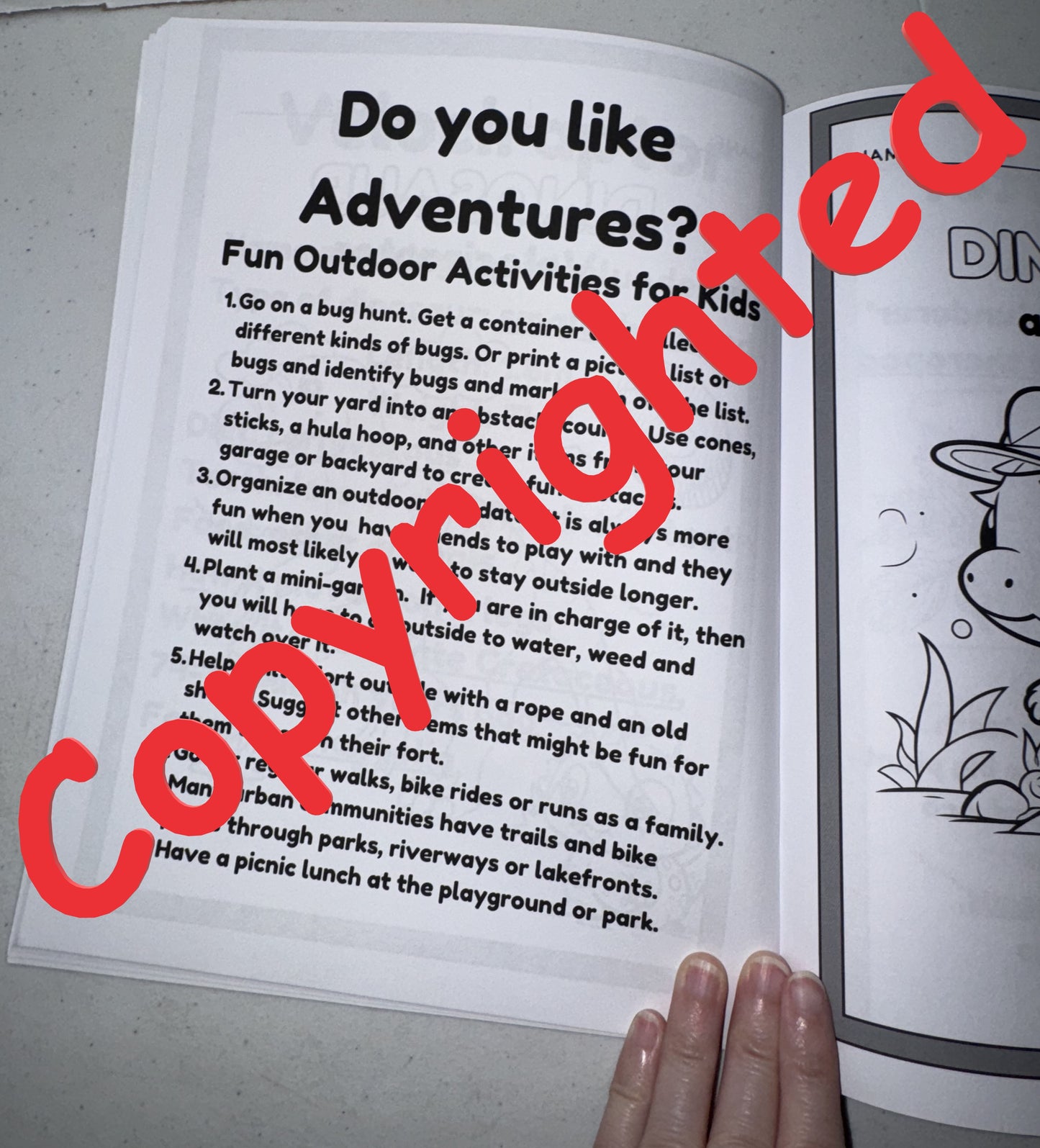 Color a Dino Coloring and Activity book