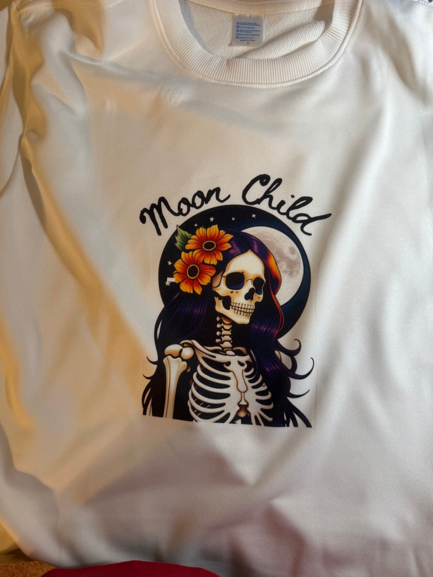 Moon Child White sweatshirt