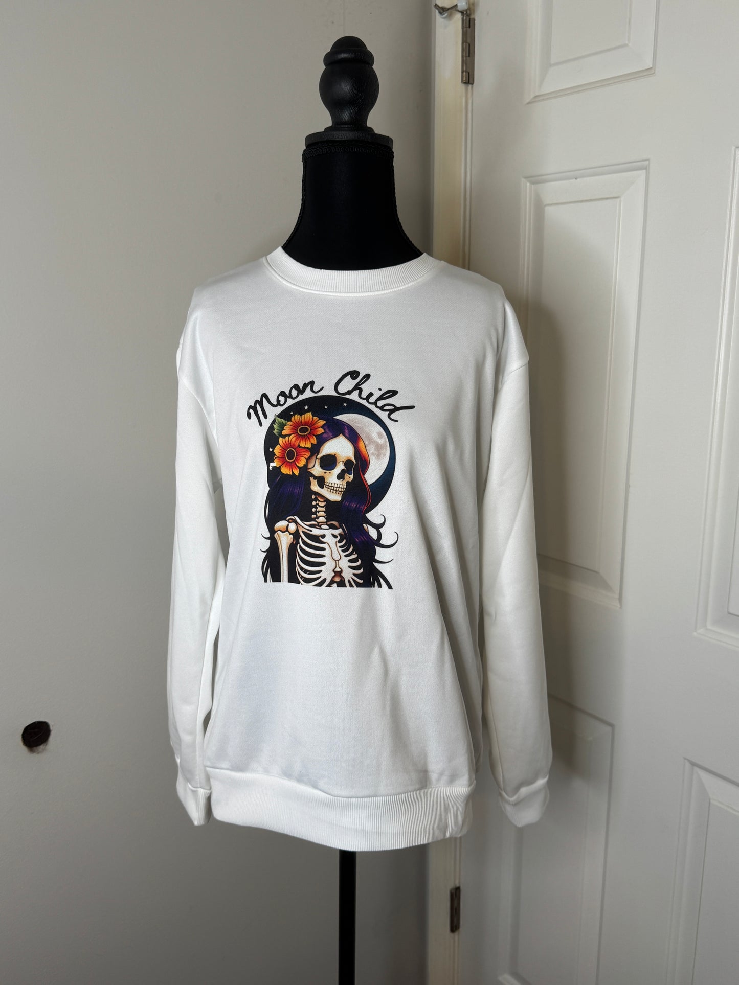 Moon Child White sweatshirt
